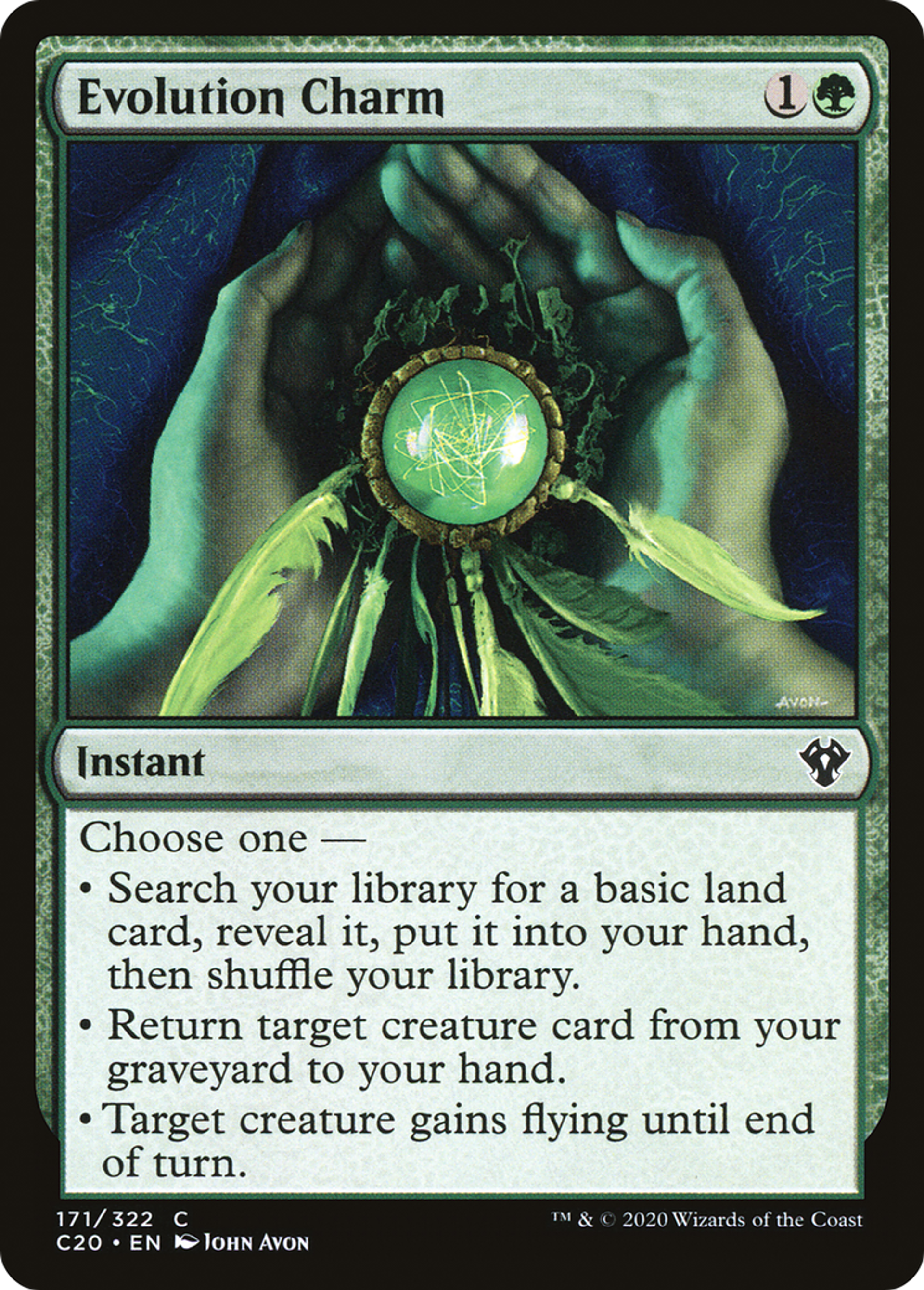 Evolution Charm — Commander 2020 — Magic: The Gathering