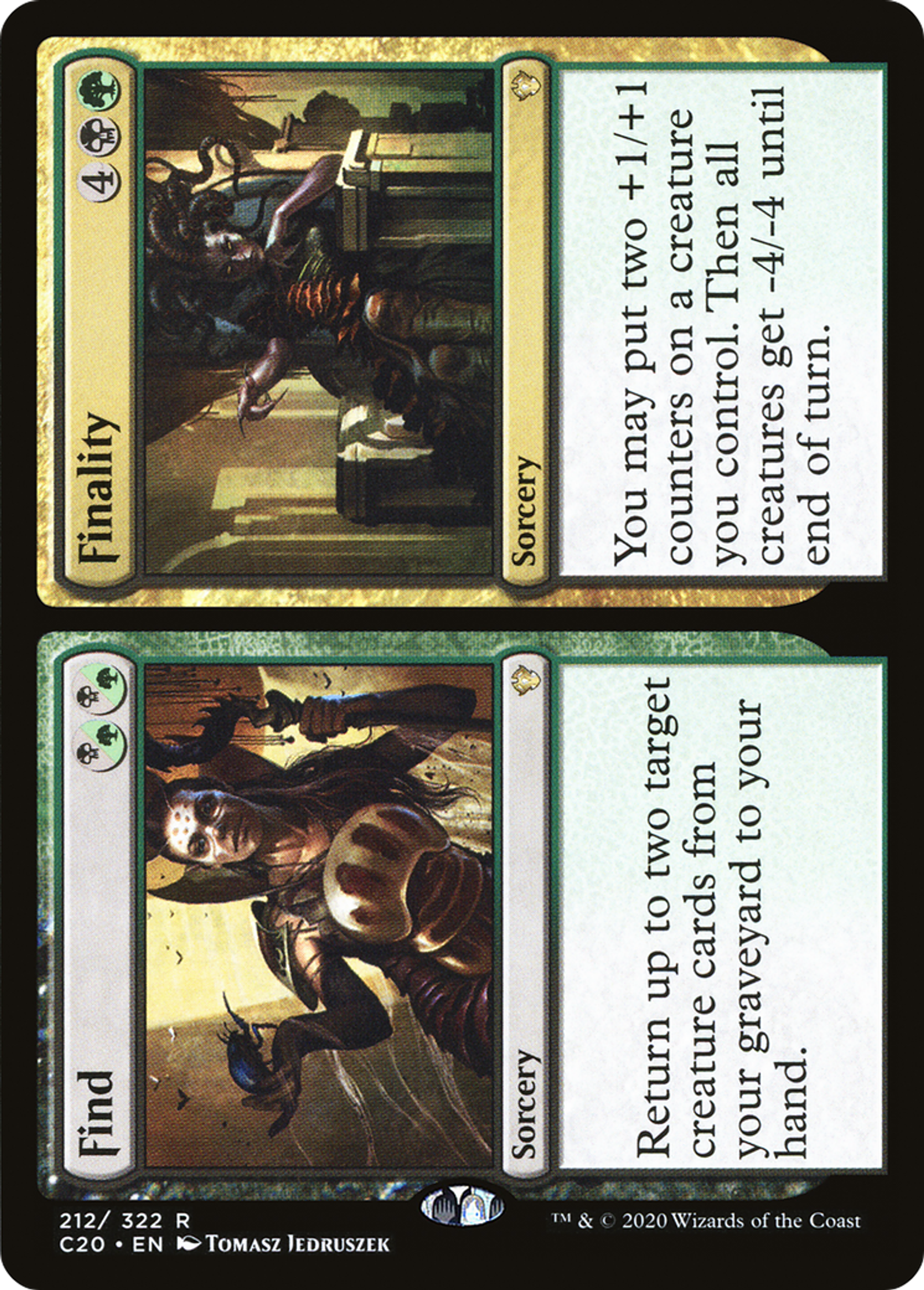 Find // Finality — Commander 2020 — Magic: The Gathering