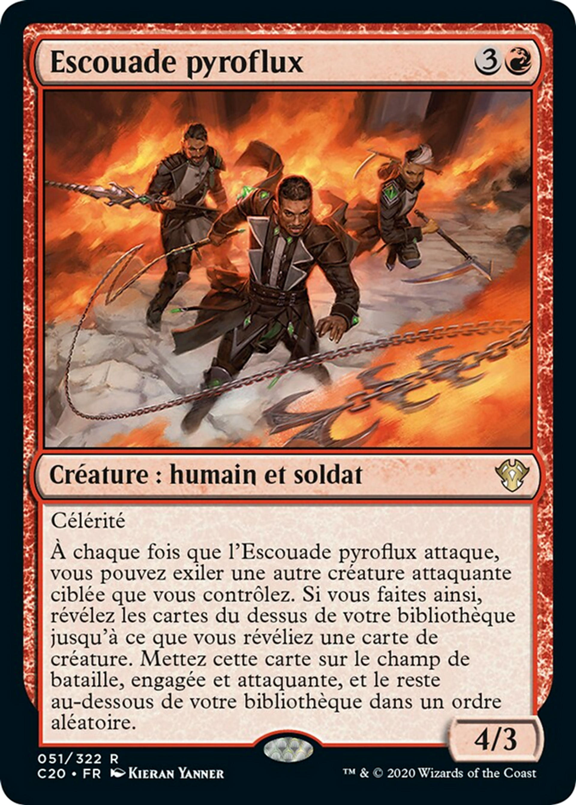 Escouade pyroflux — Commander 2020 — Magic: The Gathering