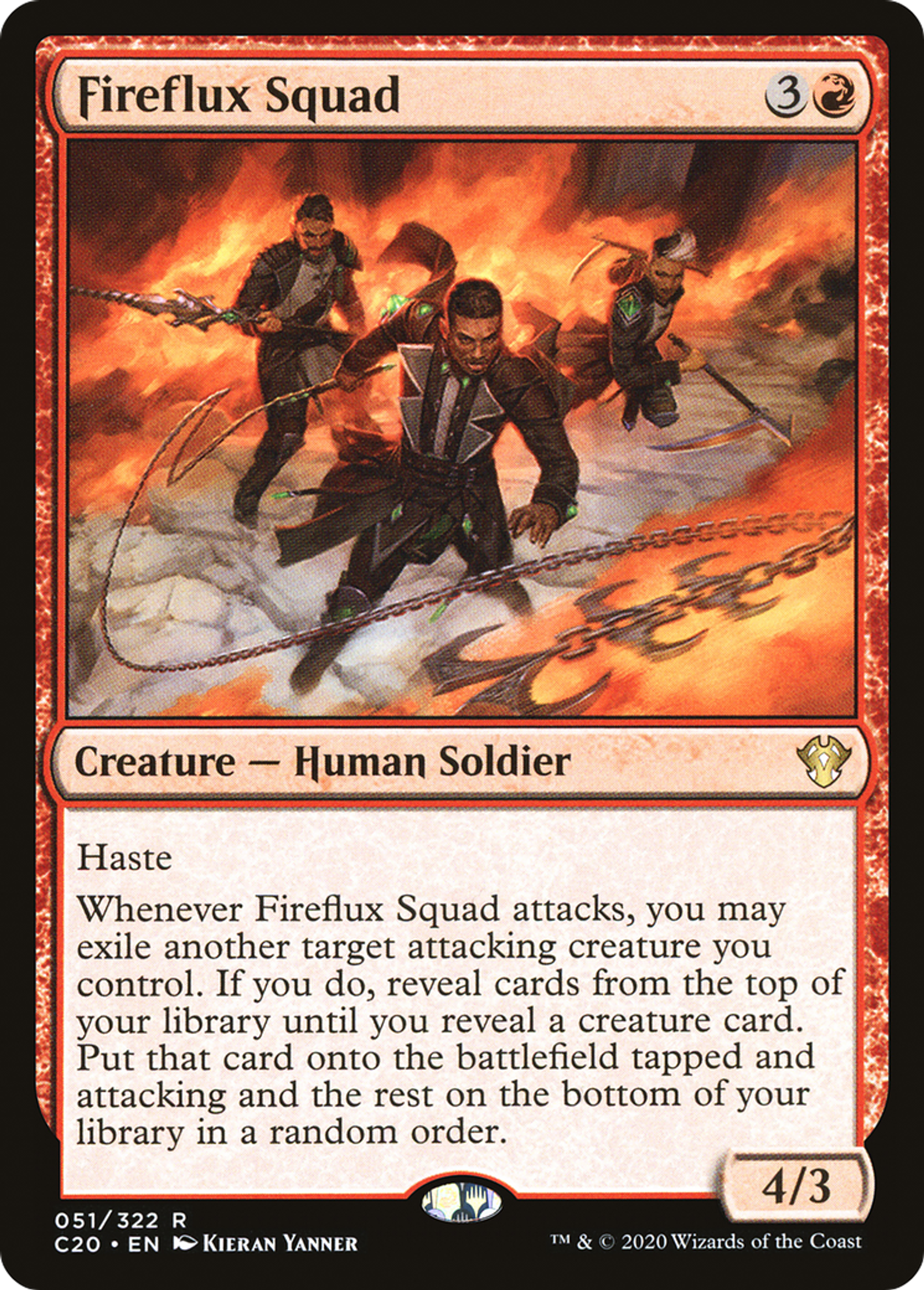 Fireflux Squad — Commander 2020 — Magic: The Gathering
