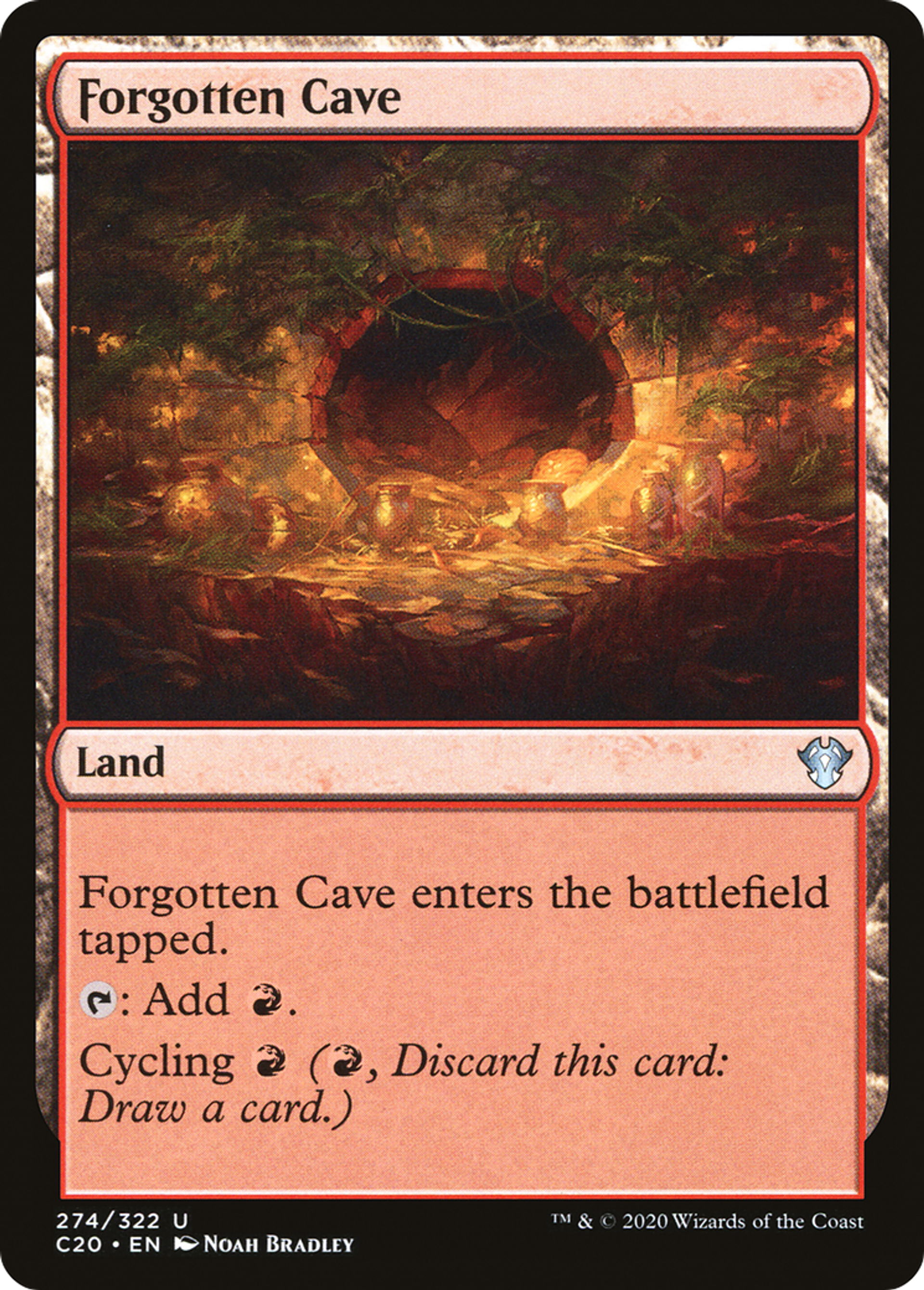 Forgotten Cave — Commander 2020 — Magic: The Gathering