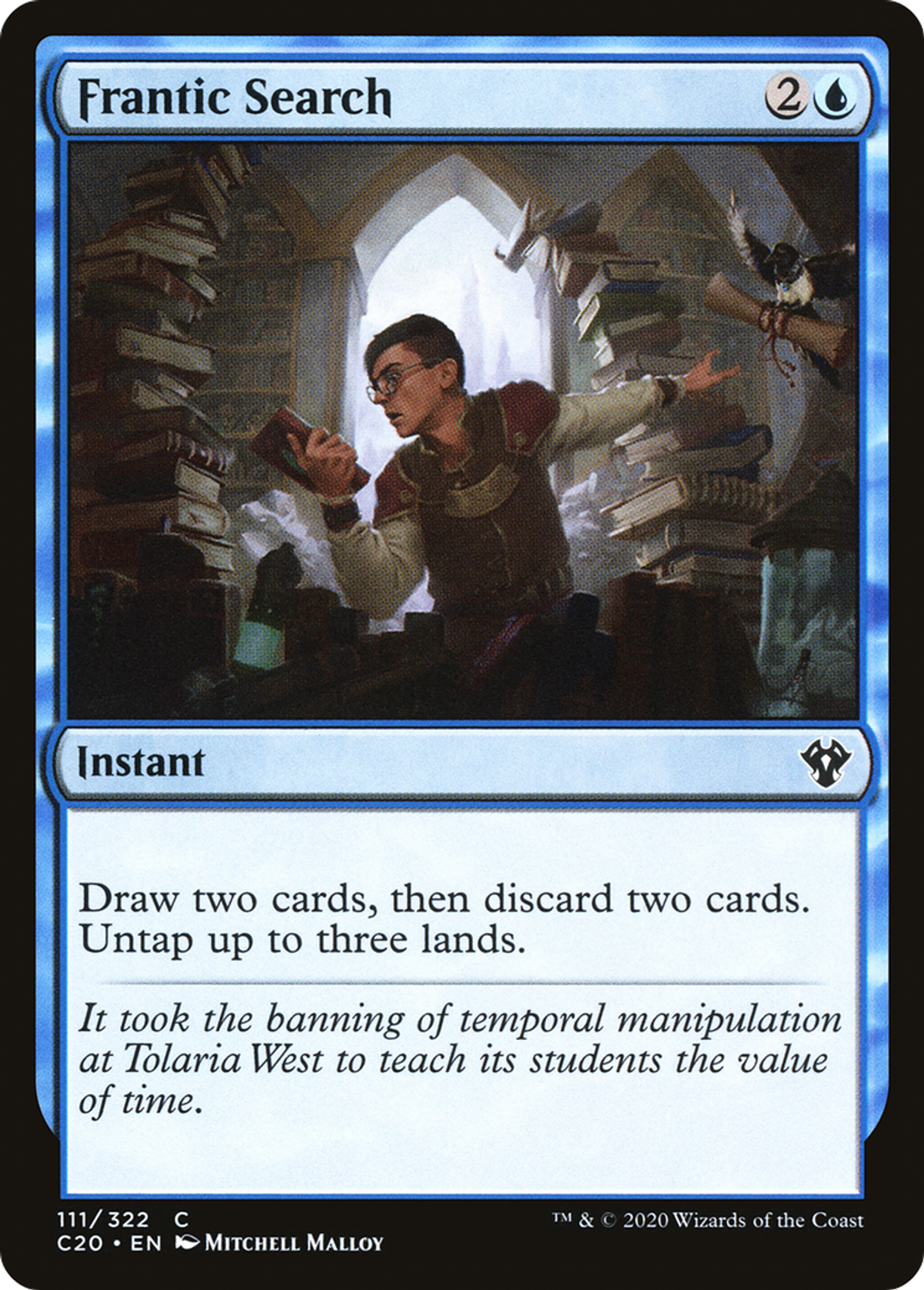 Frantic Search — Commander 2020 — Magic: The Gathering