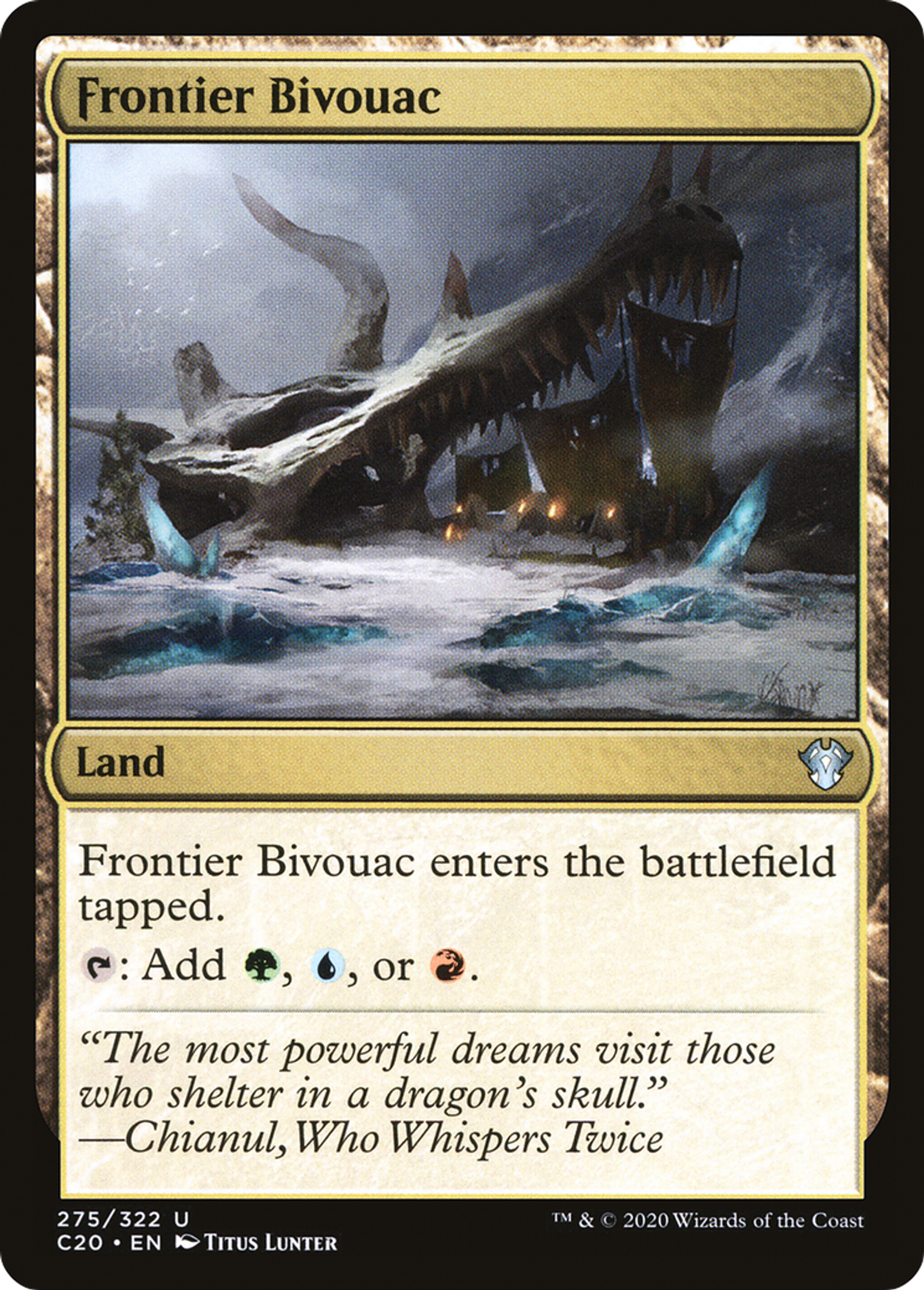 Frontier Bivouac — Commander 2020 — Magic: The Gathering