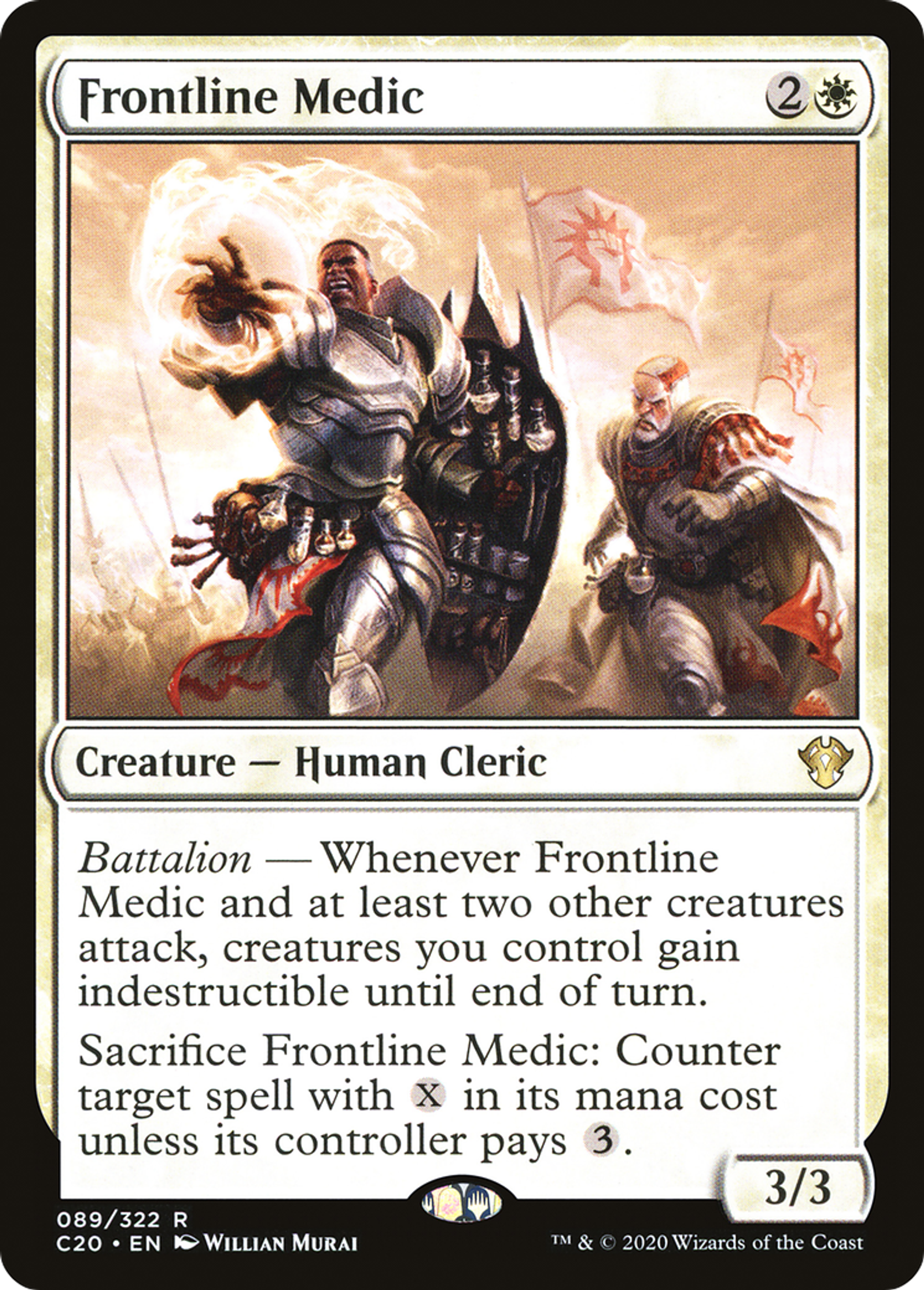 Frontline Medic — Commander 2020 — Magic: The Gathering