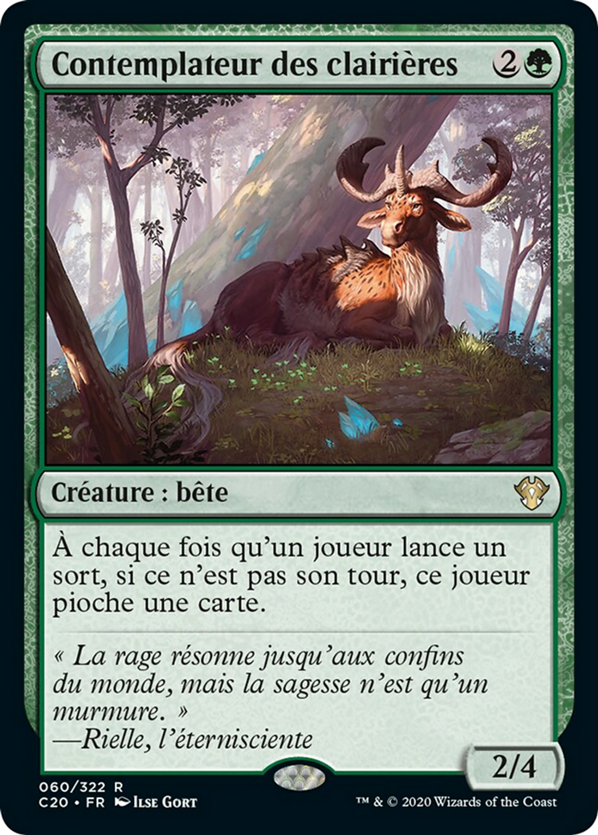 Contemplateur des clairières — Commander 2020 — Magic: The Gathering