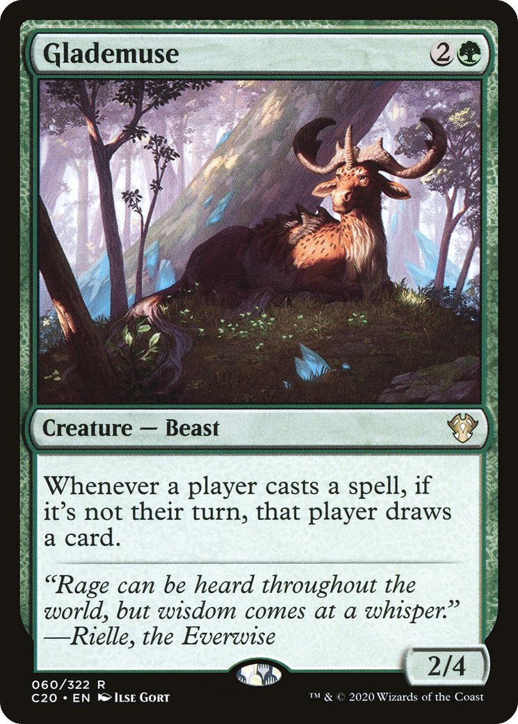 Glademuse — Commander 2020 — Magic: The Gathering