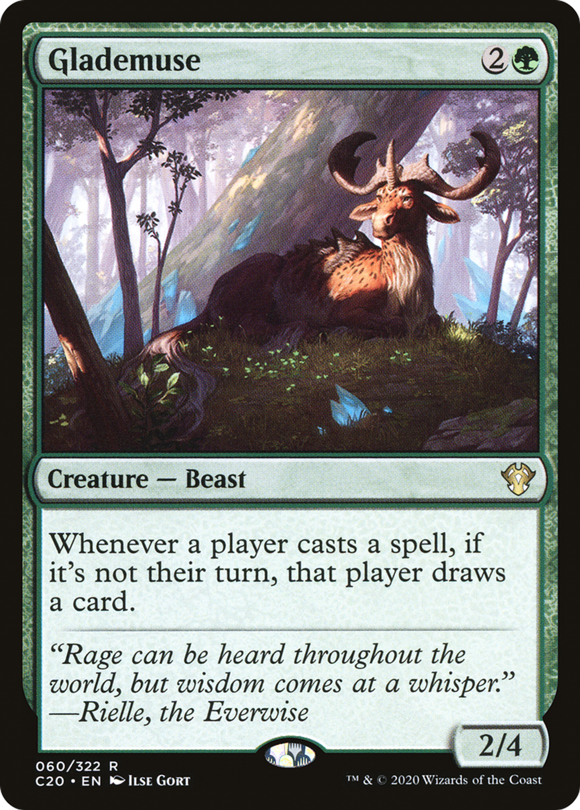Glademuse — Commander 2020 — Magic: The Gathering