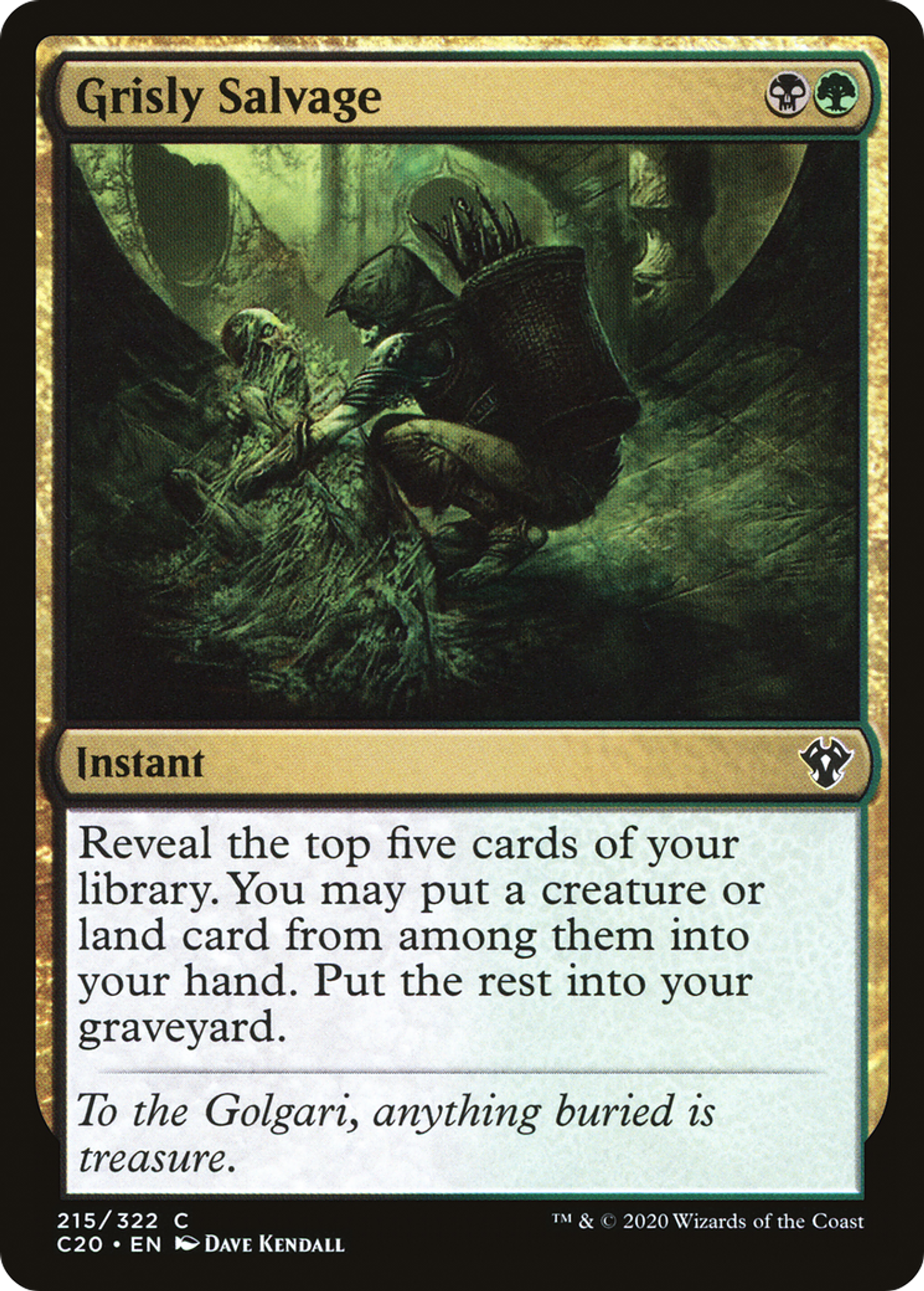 Grisly Salvage — Commander 2020 — Magic: The Gathering