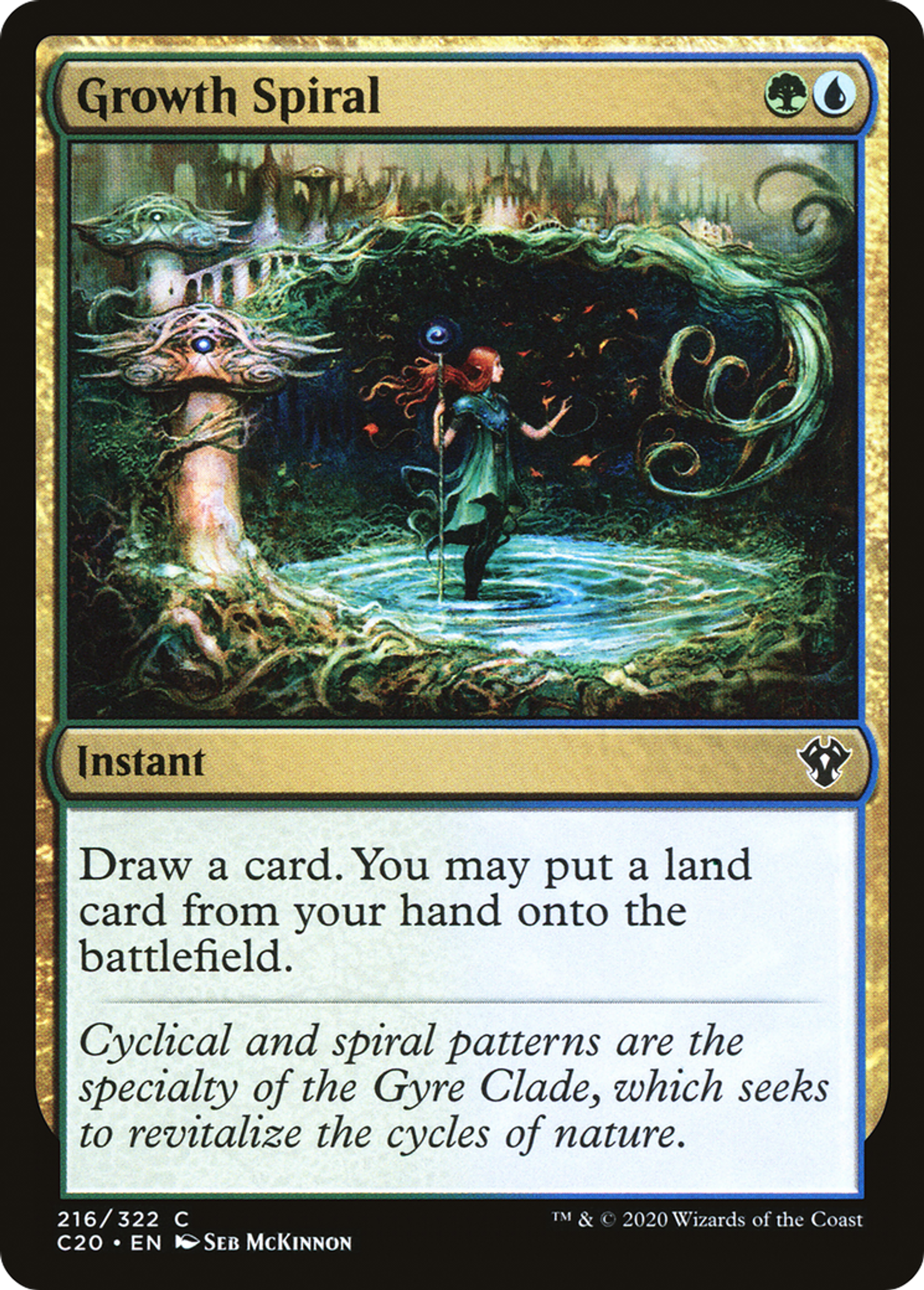 Growth Spiral — Commander 2020 — Magic: The Gathering