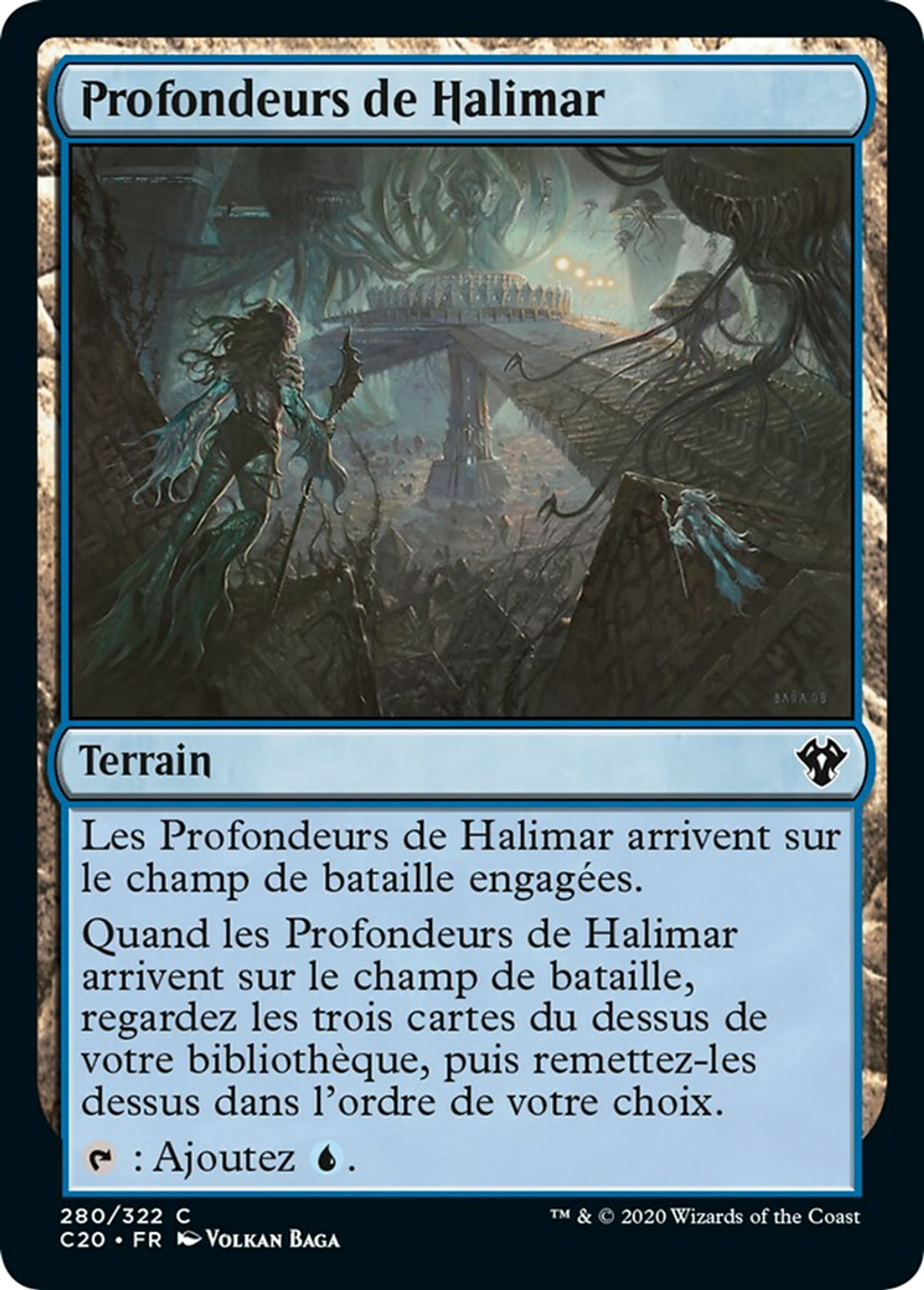 Profondeurs de Halimar — Commander 2020 — Magic: The Gathering