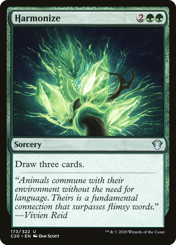 Harmonize — Commander 2020 — Magic: The Gathering
