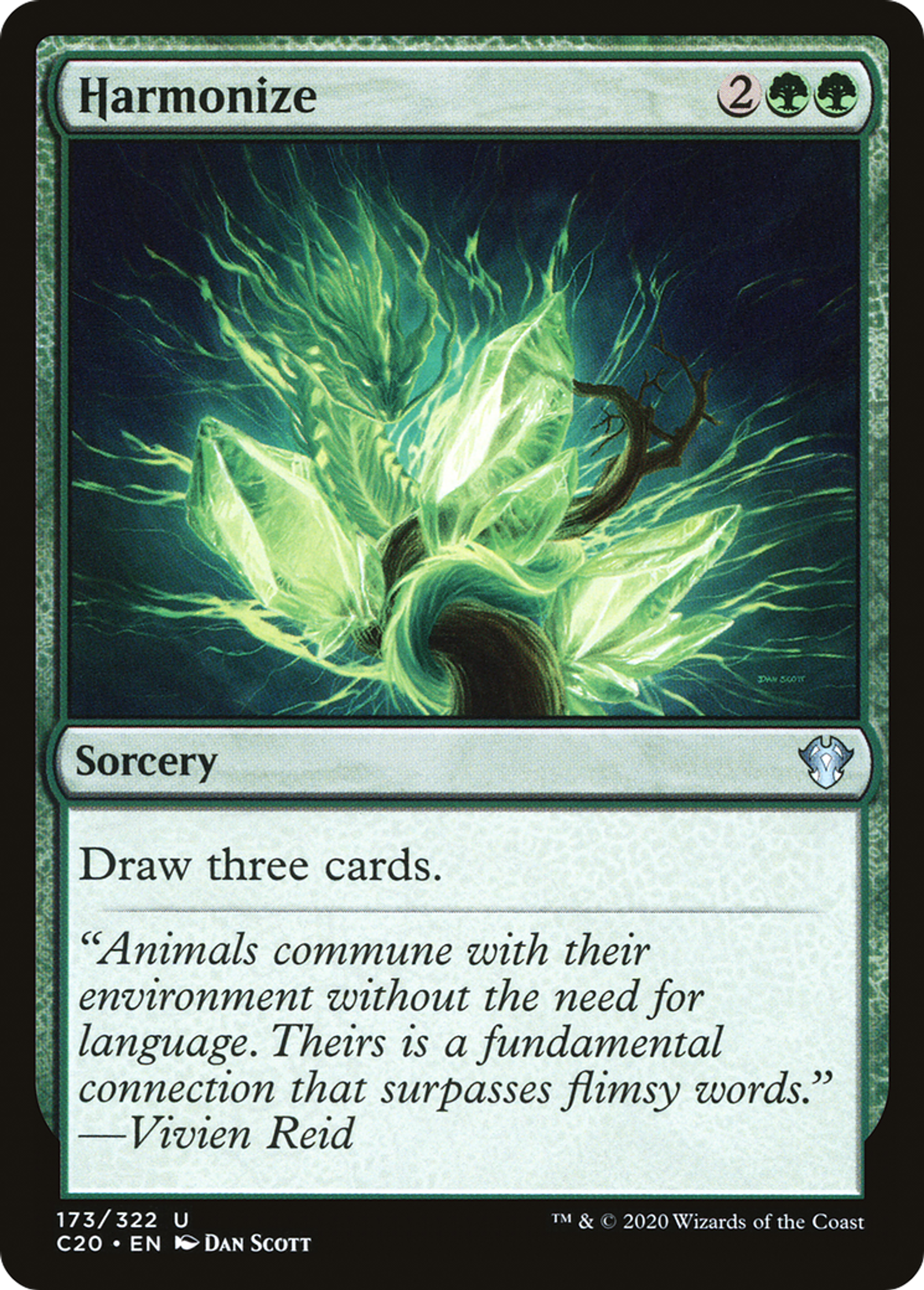 Harmonize — Commander 2020 — Magic: The Gathering