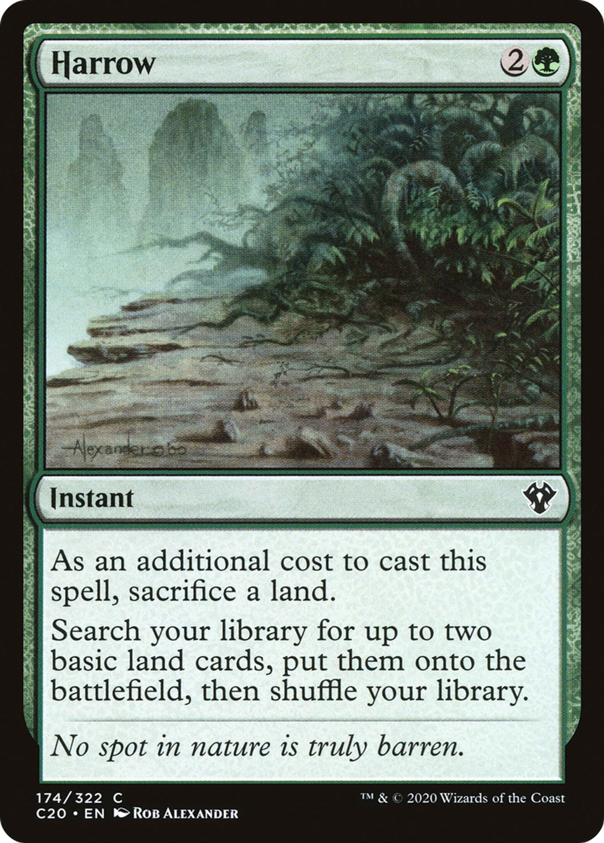 Harrow — Commander 2020 — Magic: The Gathering