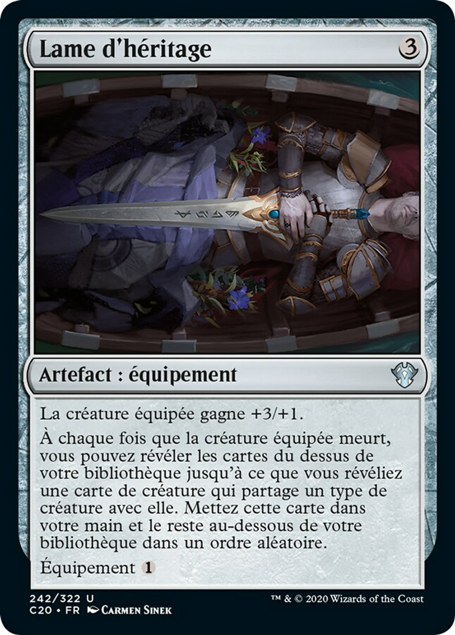Lame d'héritage — Commander 2020 — Magic: The Gathering