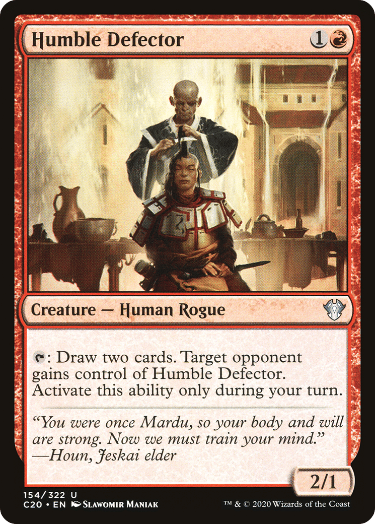 Humble Defector — Commander 2020 — Magic: The Gathering