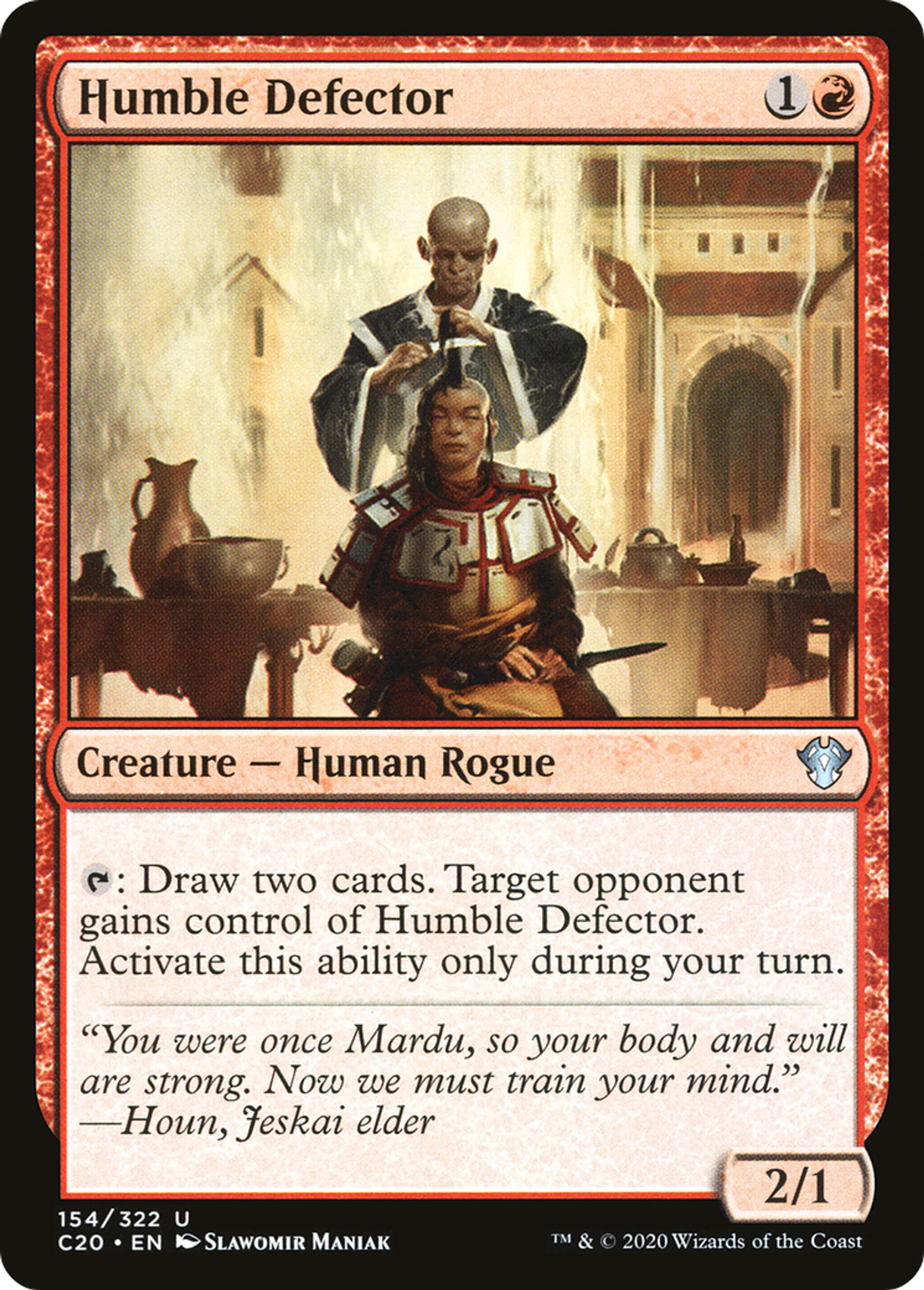 Humble Defector — Commander 2020 — Magic: The Gathering