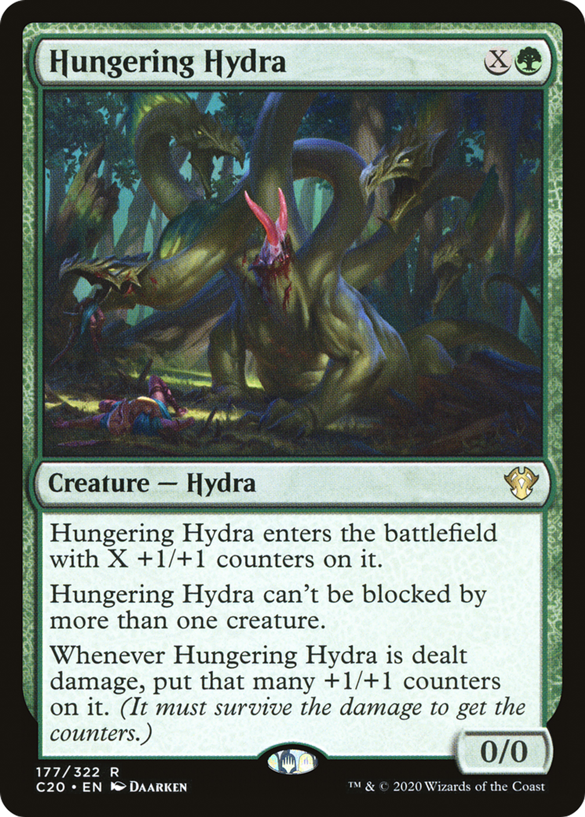 Hungering Hydra — Commander 2020 — Magic: The Gathering