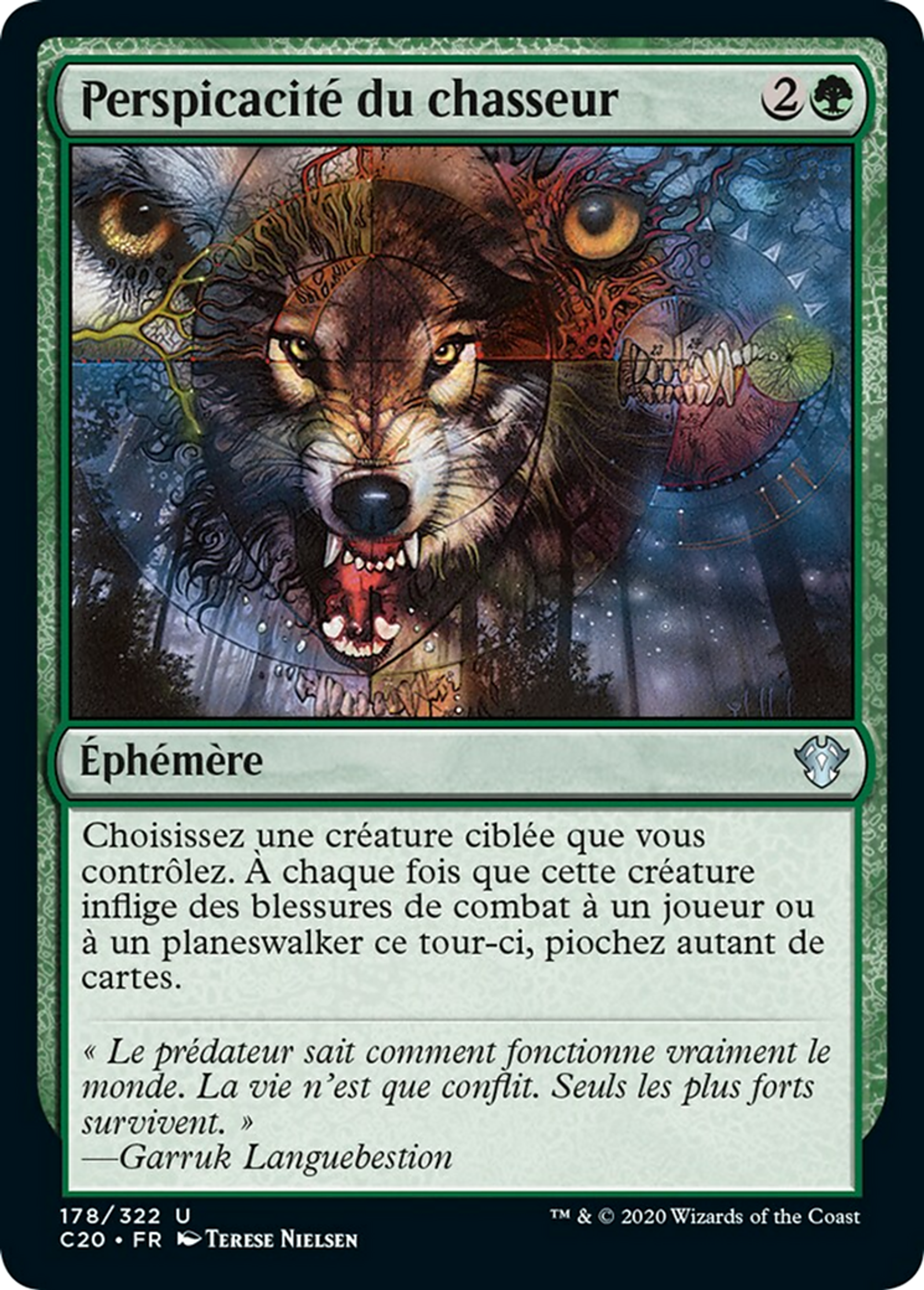 Perspicacité du chasseur — Commander 2020 — Magic: The Gathering