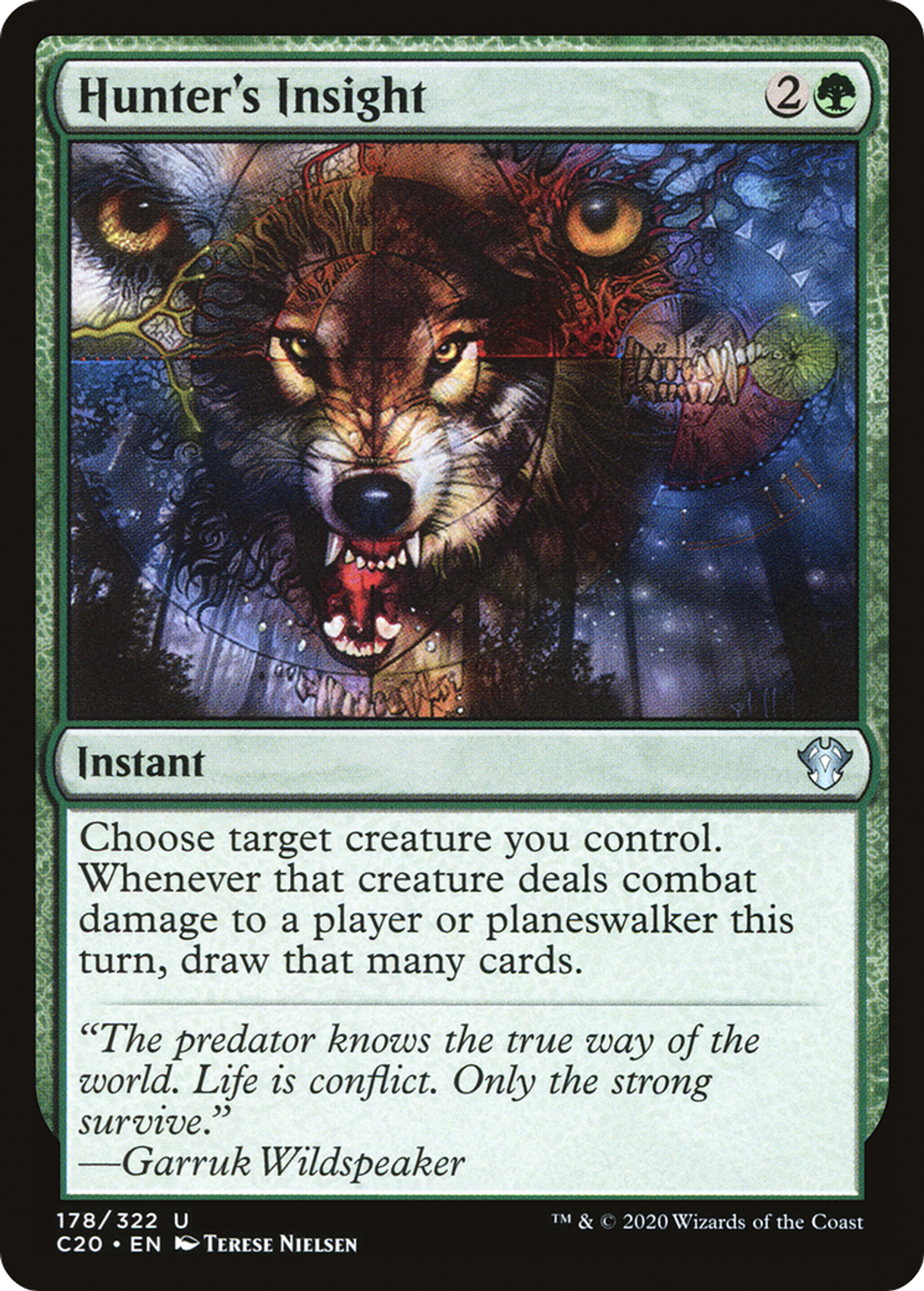 Hunter's Insight — Commander 2020 — Magic: The Gathering