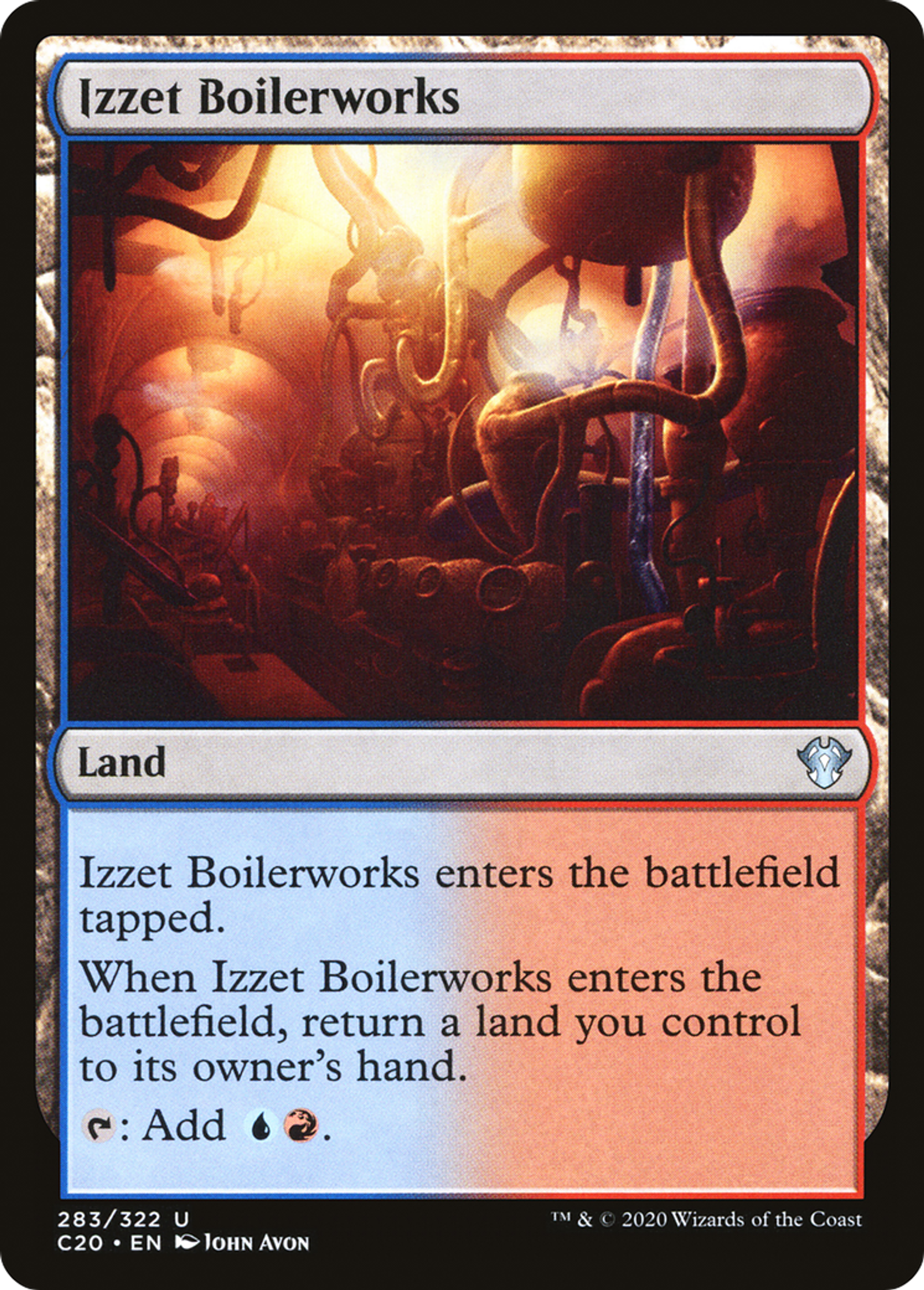 Izzet Boilerworks — Commander 2020 — Magic: The Gathering