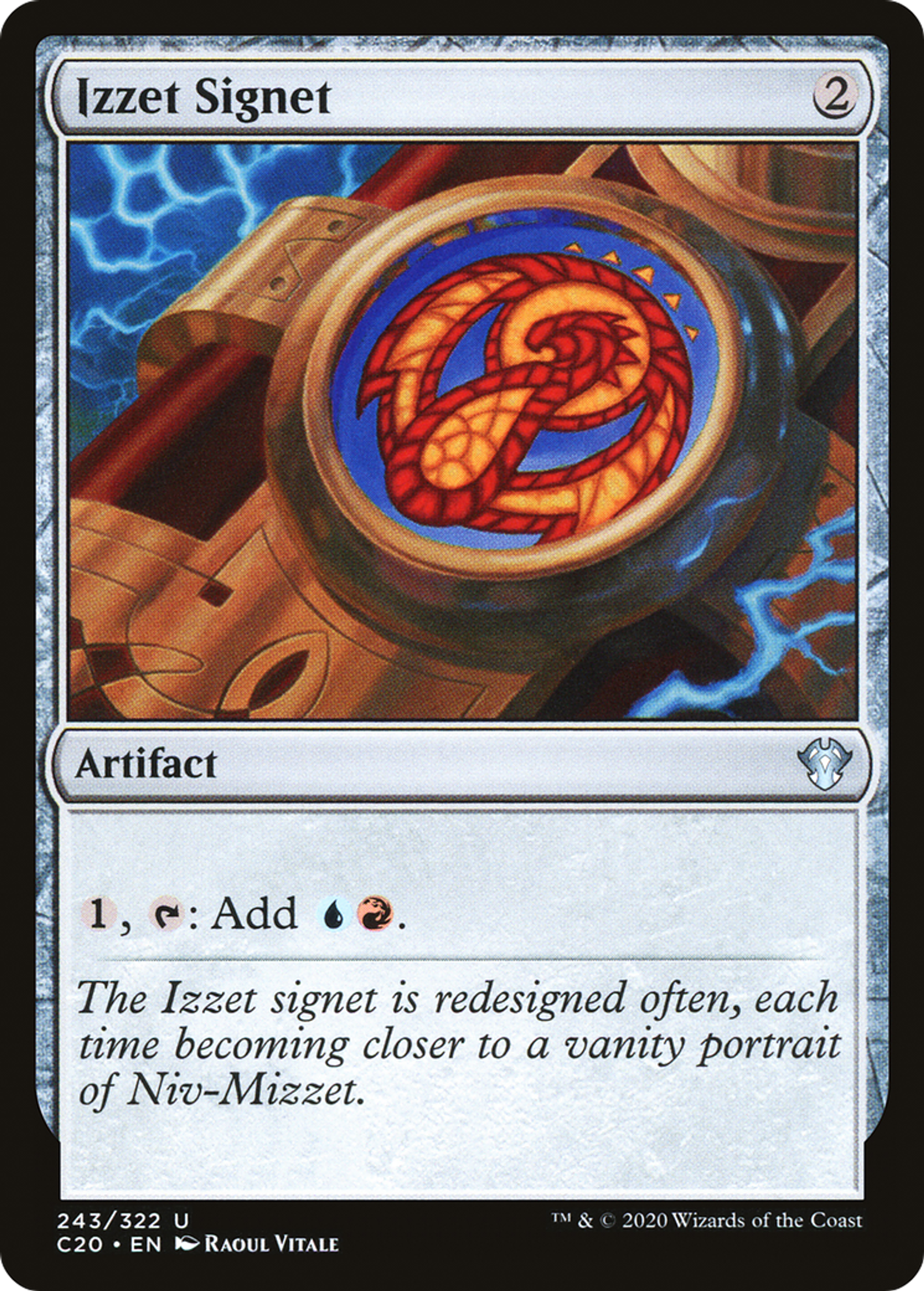 Izzet Signet — Commander 2020 — Magic: The Gathering
