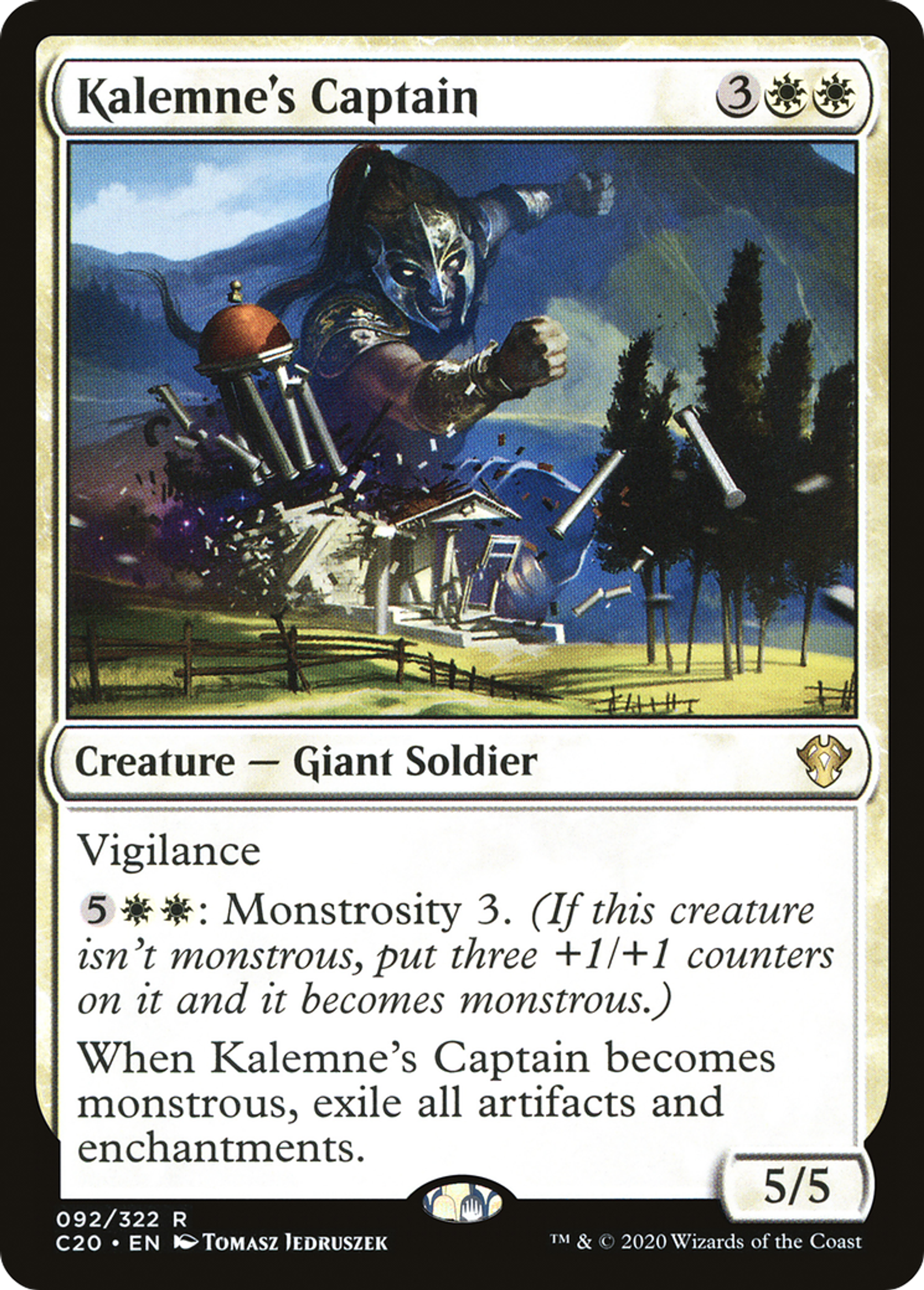 Kalemne's Captain — Commander 2020 — Magic: The Gathering