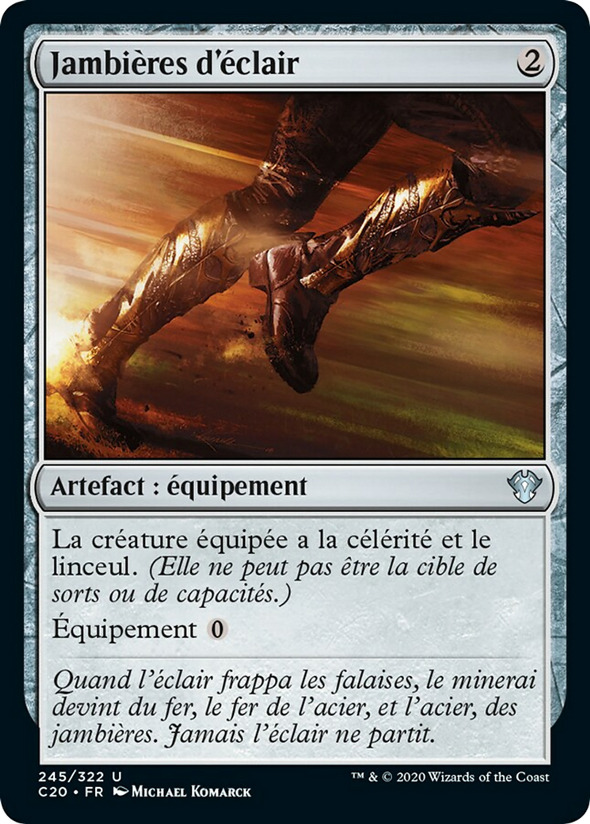 Jambières d'éclair — Commander 2020 — Magic: The Gathering