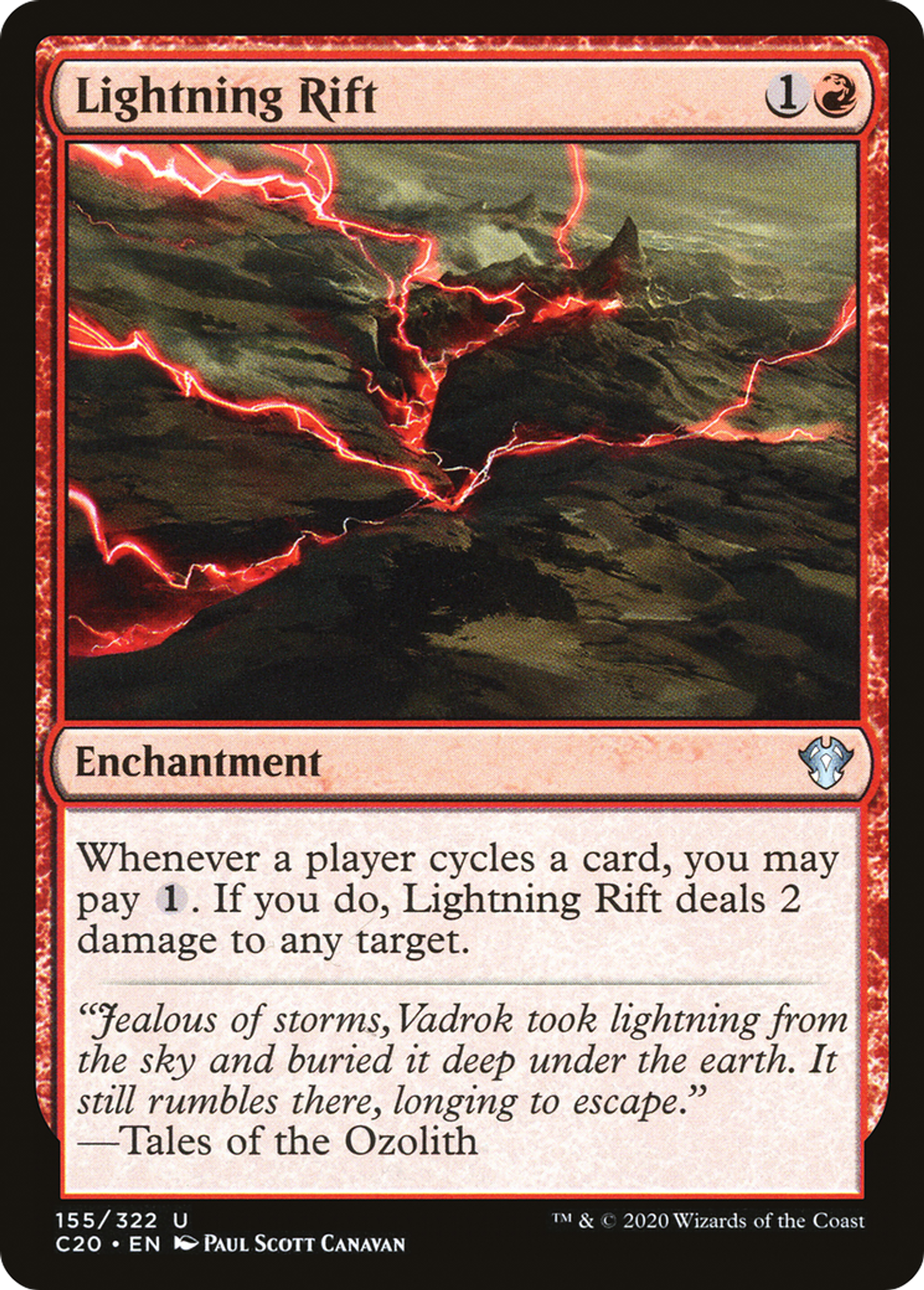 Lightning Rift — Commander 2020 — Magic: The Gathering