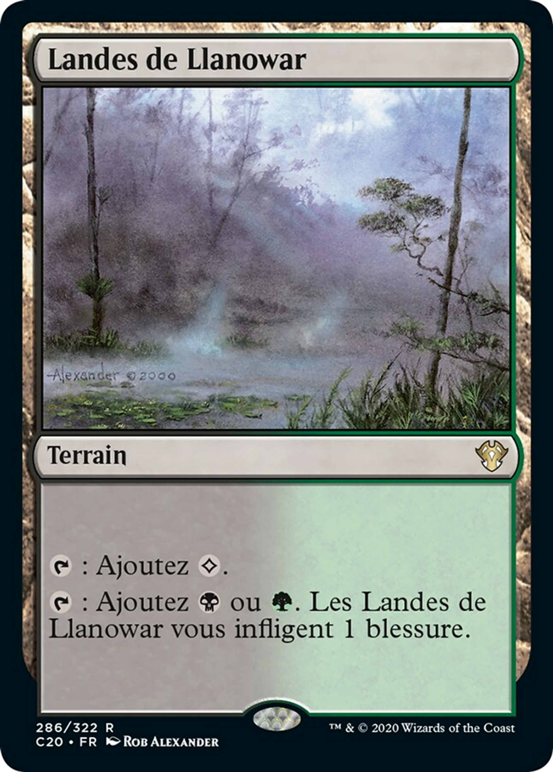 Landes de Llanowar — Commander 2020 — Magic: The Gathering