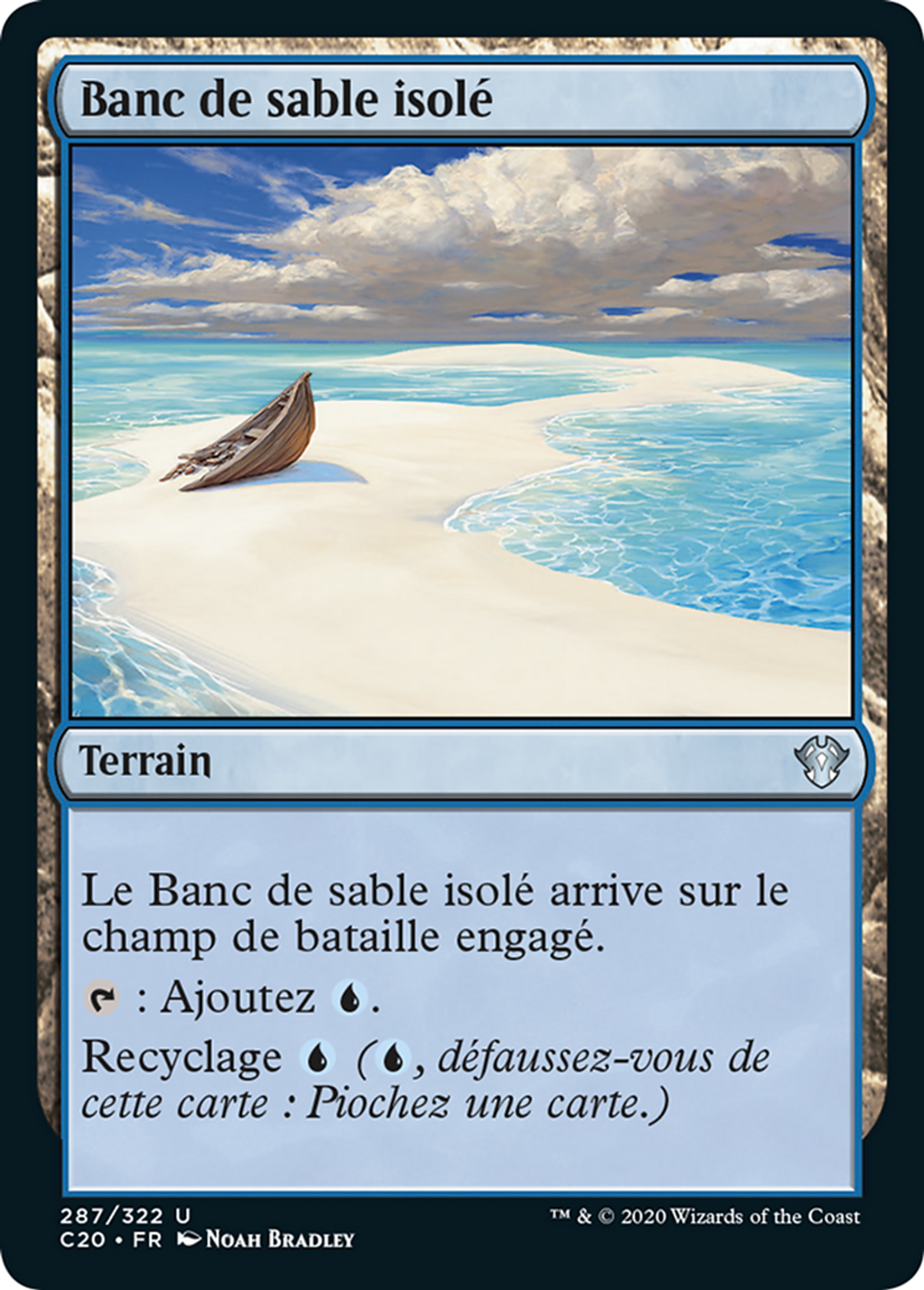 Banc de sable isolé — Commander 2020 — Magic: The Gathering