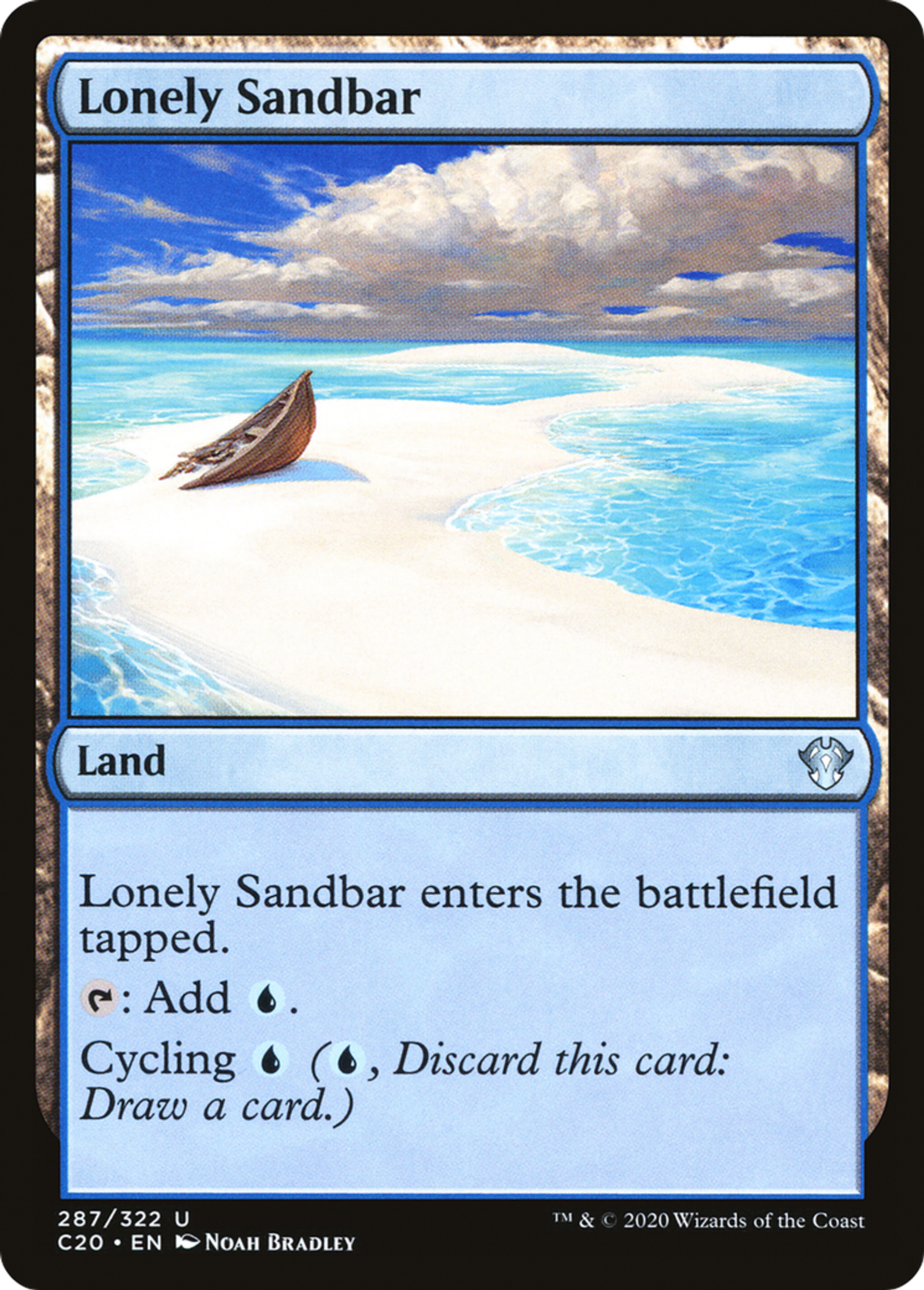 Lonely Sandbar — Commander 2020 — Magic: The Gathering