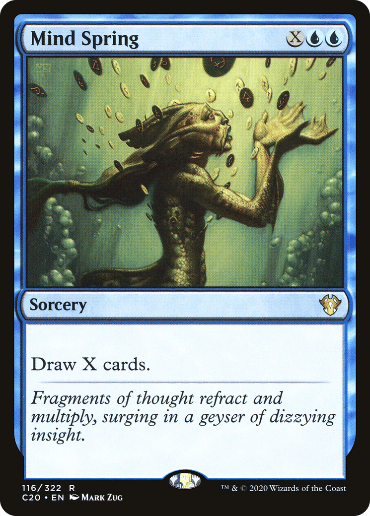 Mind Spring — Commander 2020 — Magic: The Gathering