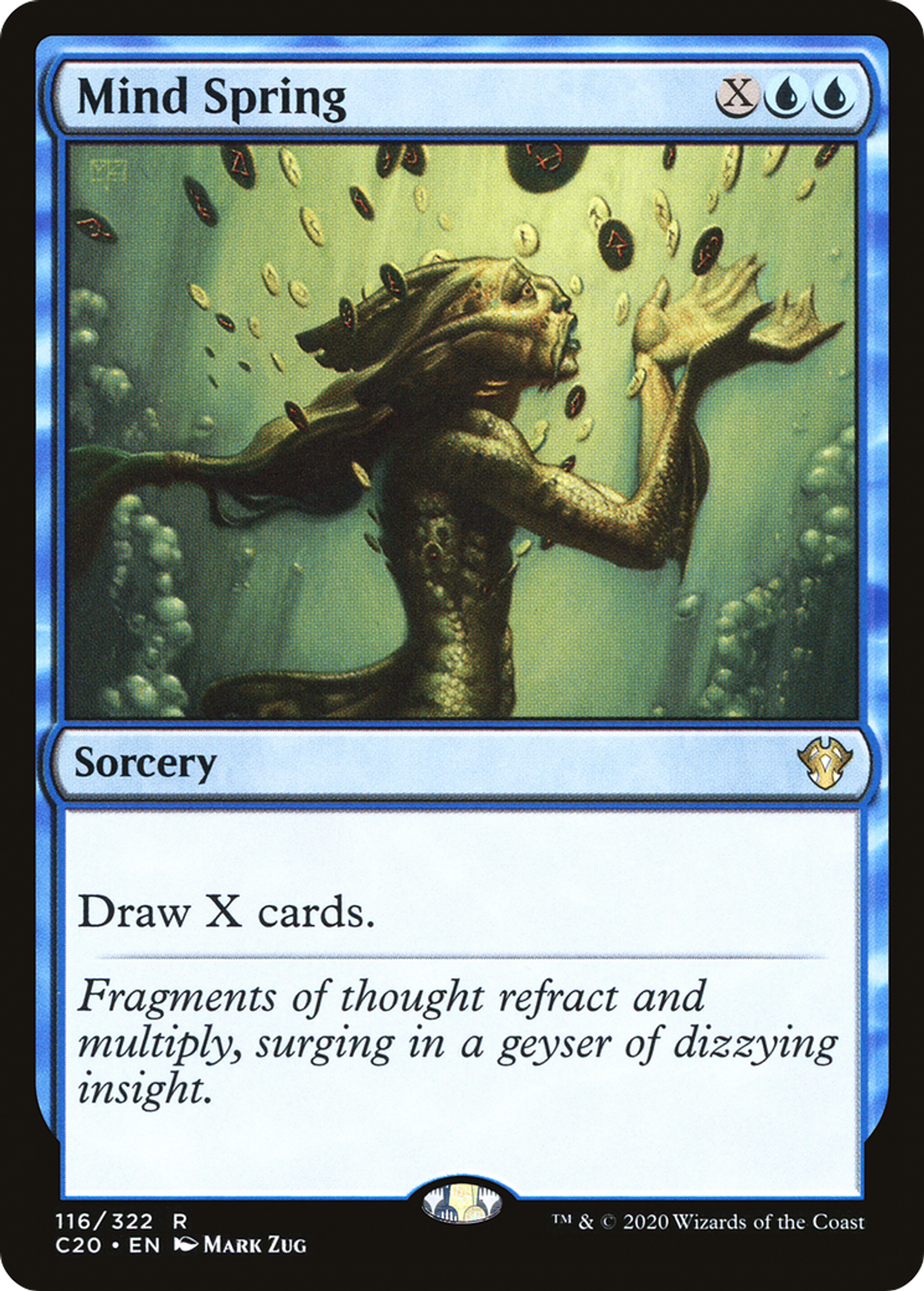 Mind Spring — Commander 2020 — Magic: The Gathering