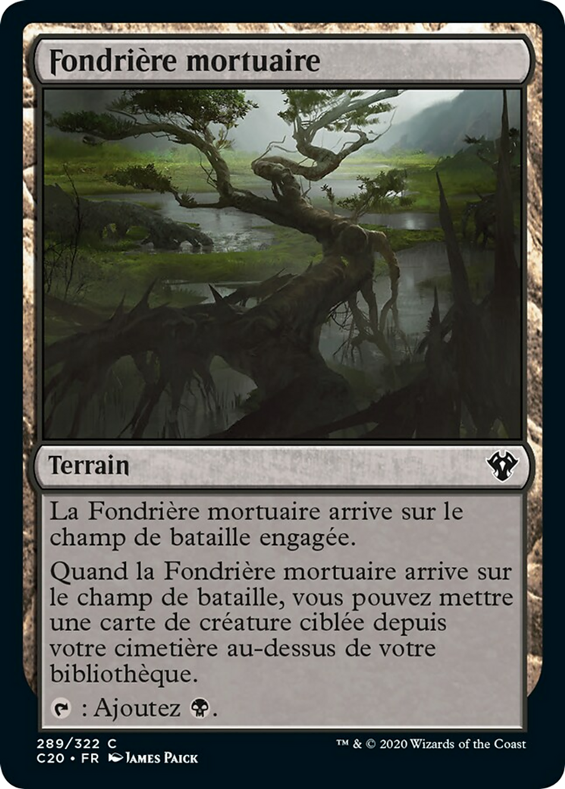 Fondrière mortuaire — Commander 2020 — Magic: The Gathering