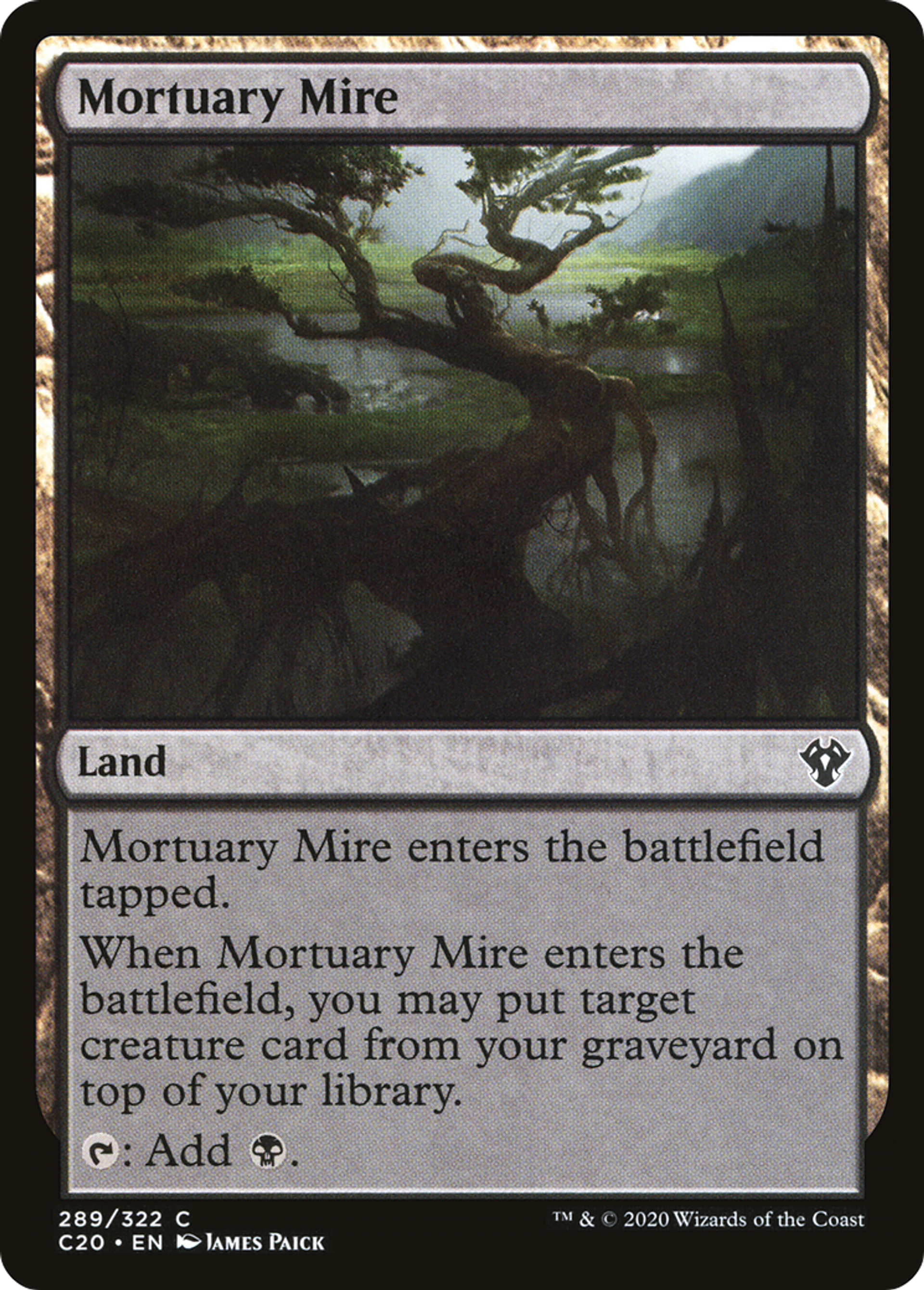 Mortuary Mire — Commander 2020 — Magic: The Gathering