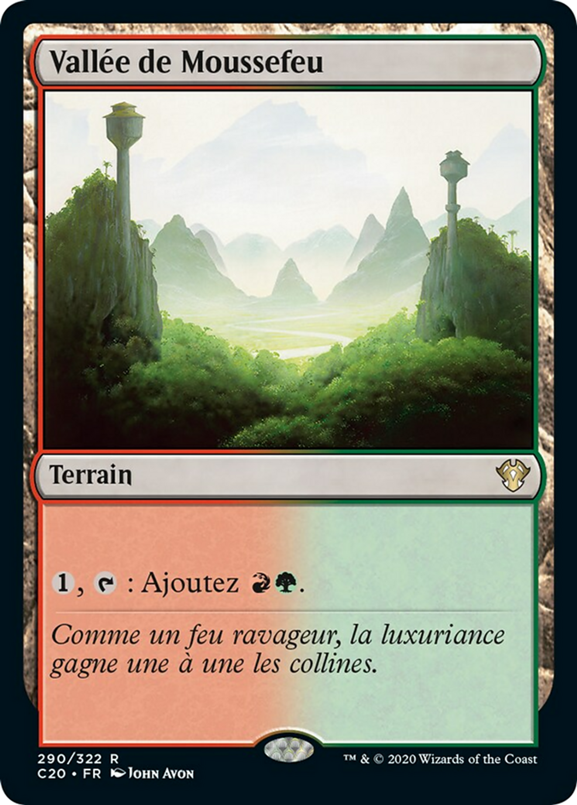 Vallée de Moussefeu — Commander 2020 — Magic: The Gathering