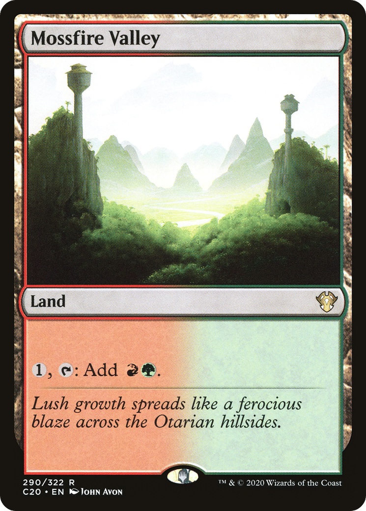 Mossfire Valley — Commander 2020 — Magic: The Gathering