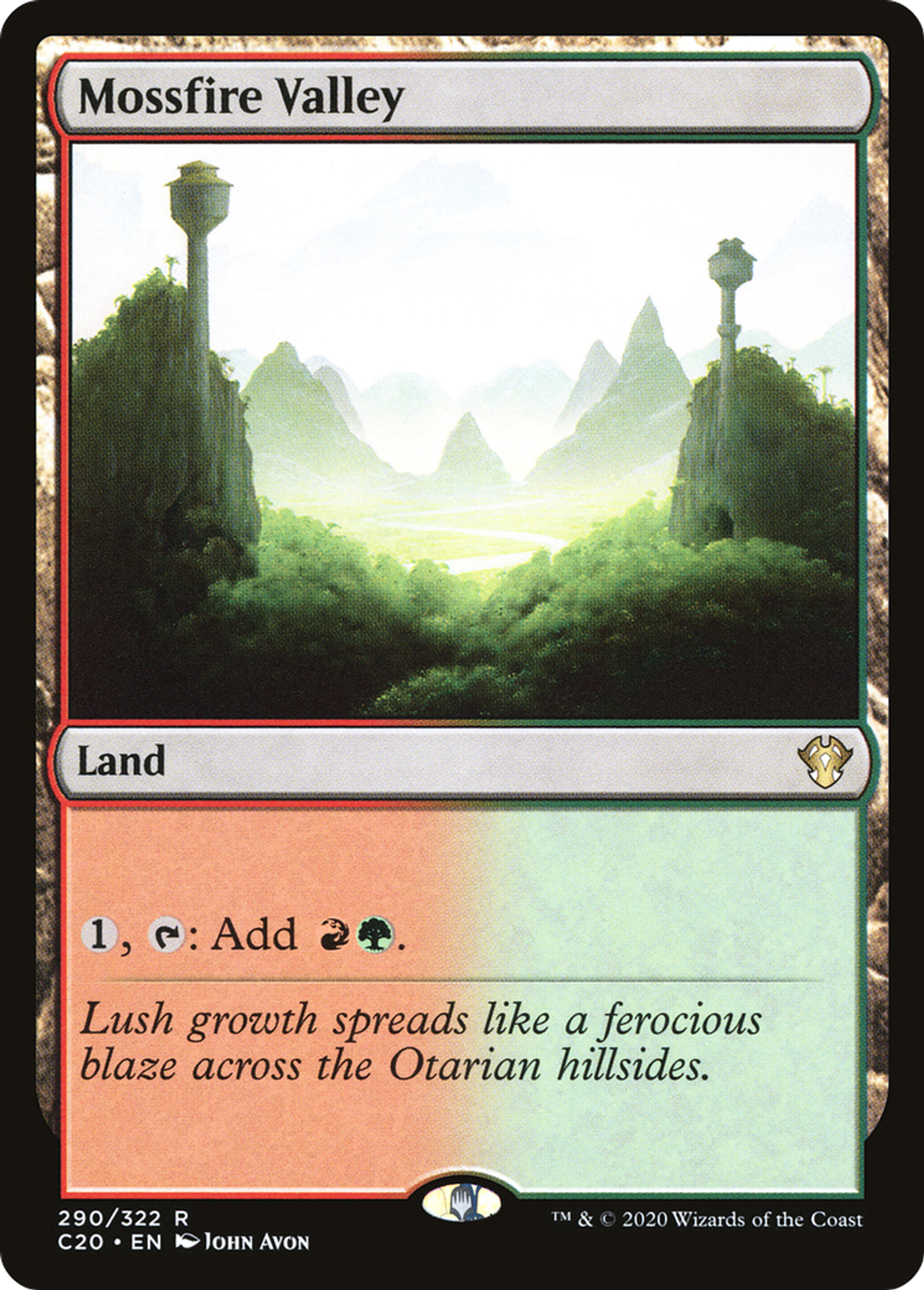 Mossfire Valley — Commander 2020 — Magic: The Gathering