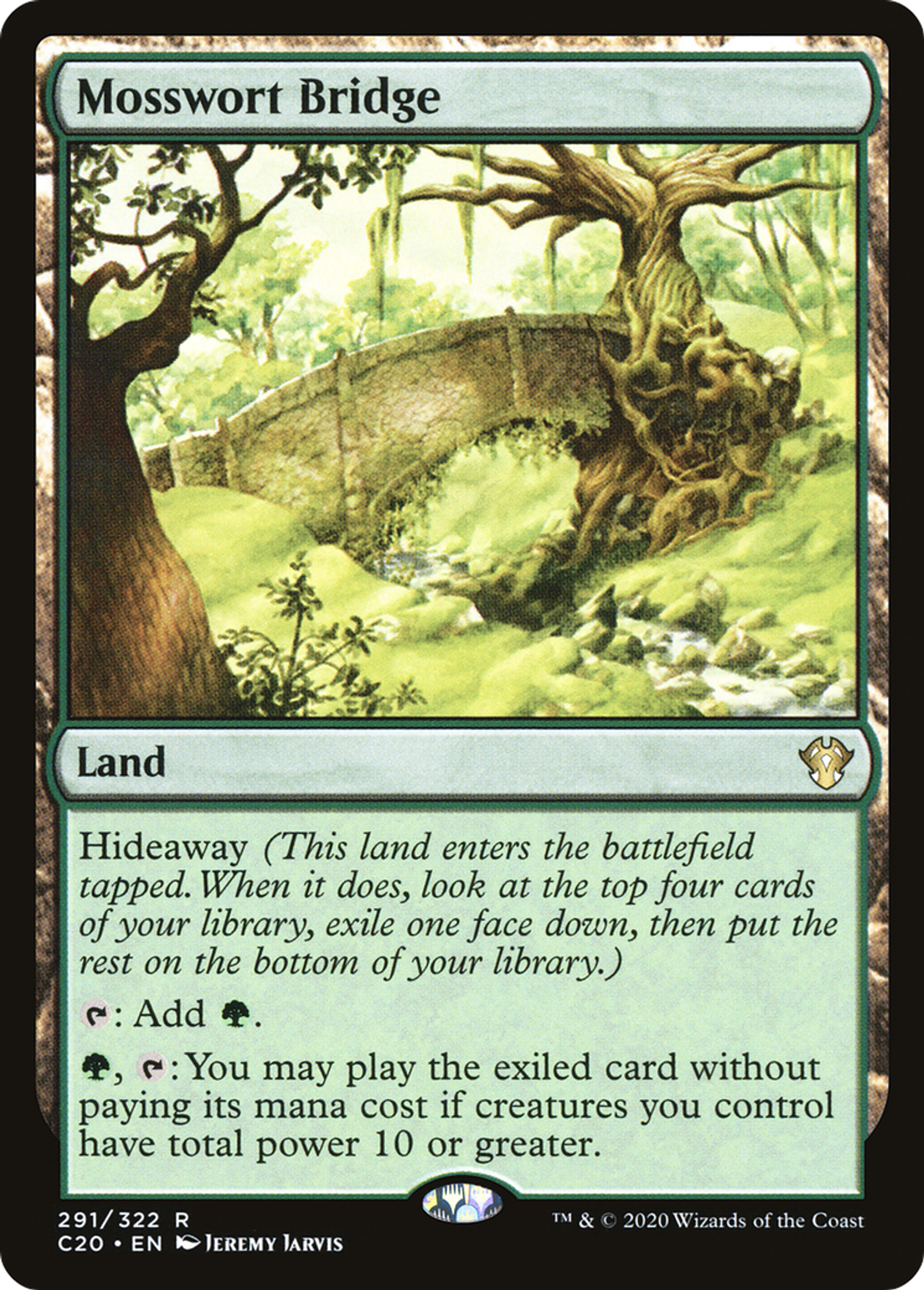 Mosswort Bridge — Commander 2020 — Magic: The Gathering