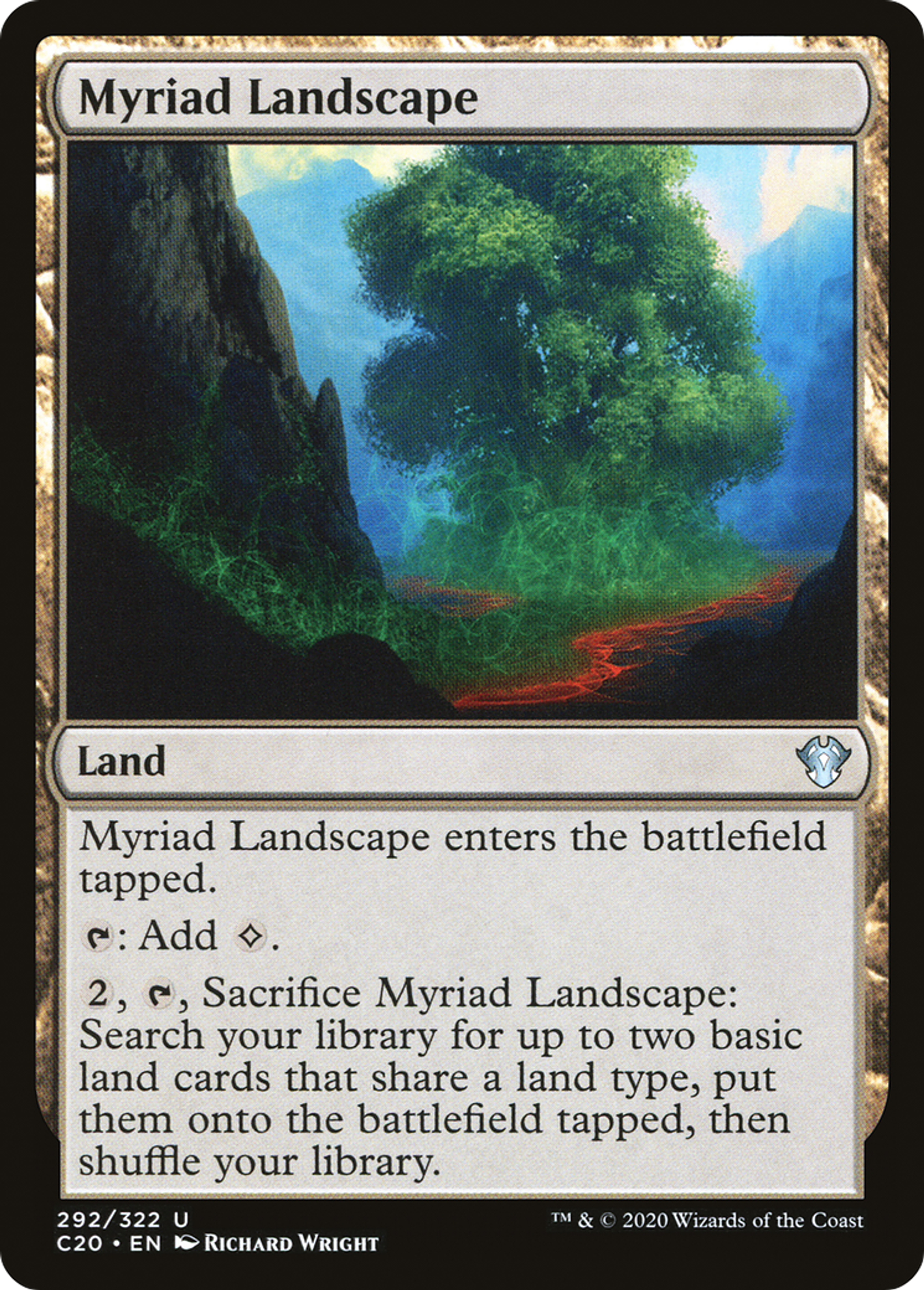 Myriad Landscape — Commander 2020 — Magic: The Gathering