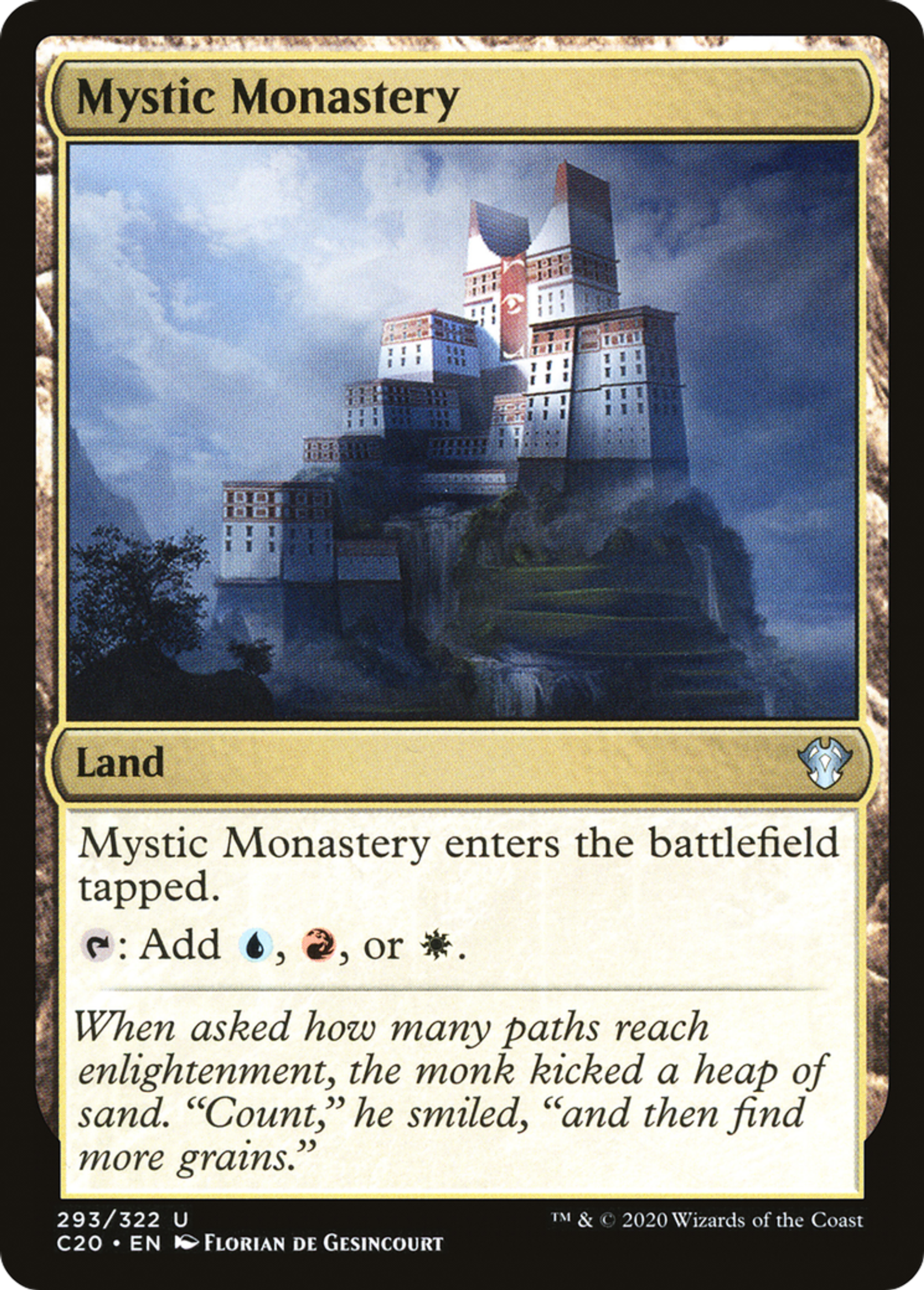 Mystic Monastery — Commander 2020 — Magic: The Gathering