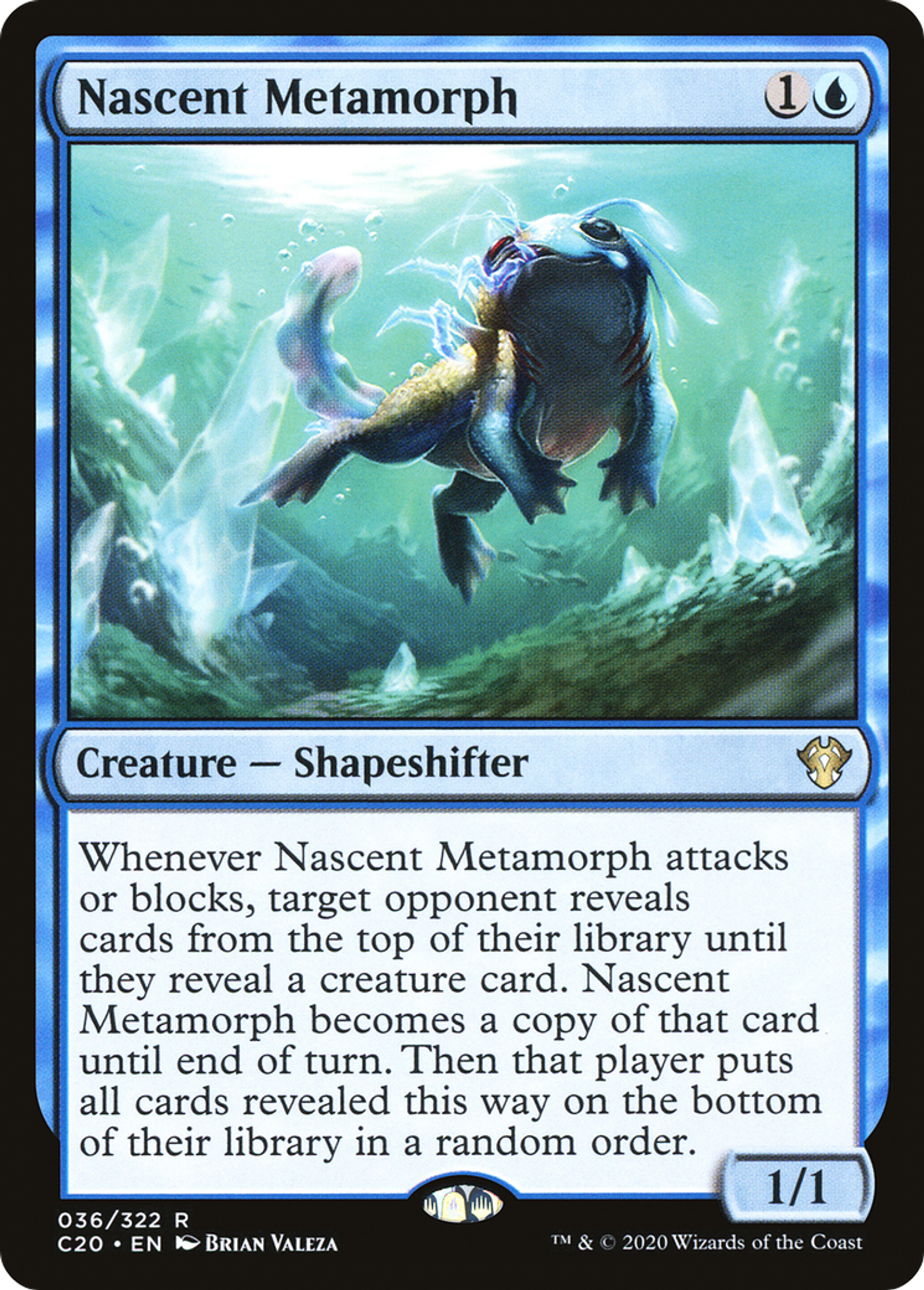 Nascent Metamorph — Commander 2020 — Magic: The Gathering