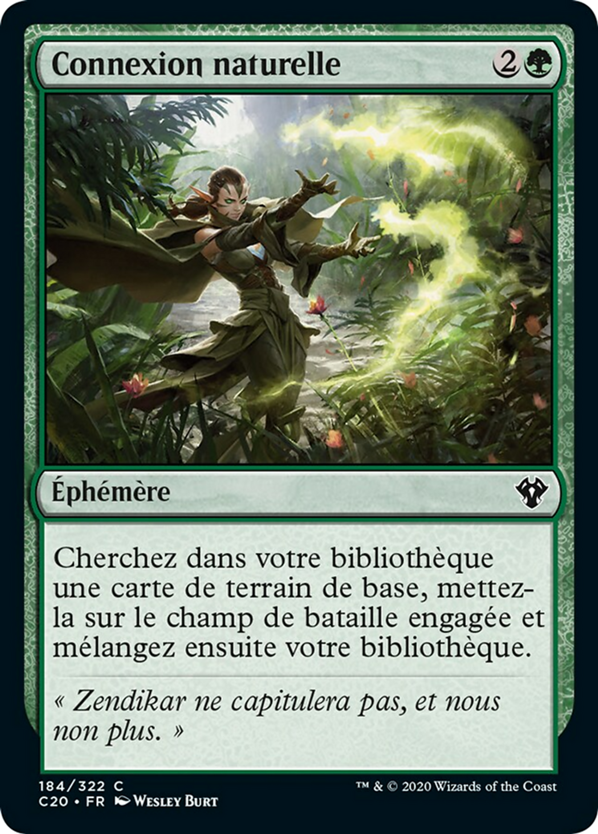 Connexion naturelle — Commander 2020 — Magic: The Gathering