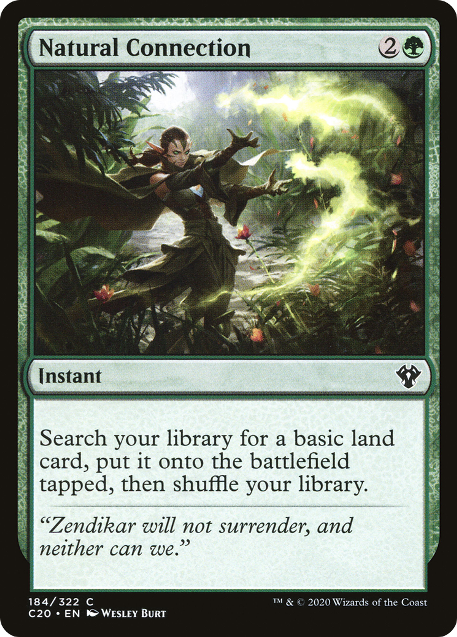 Natural Connection — Commander 2020 — Magic: The Gathering