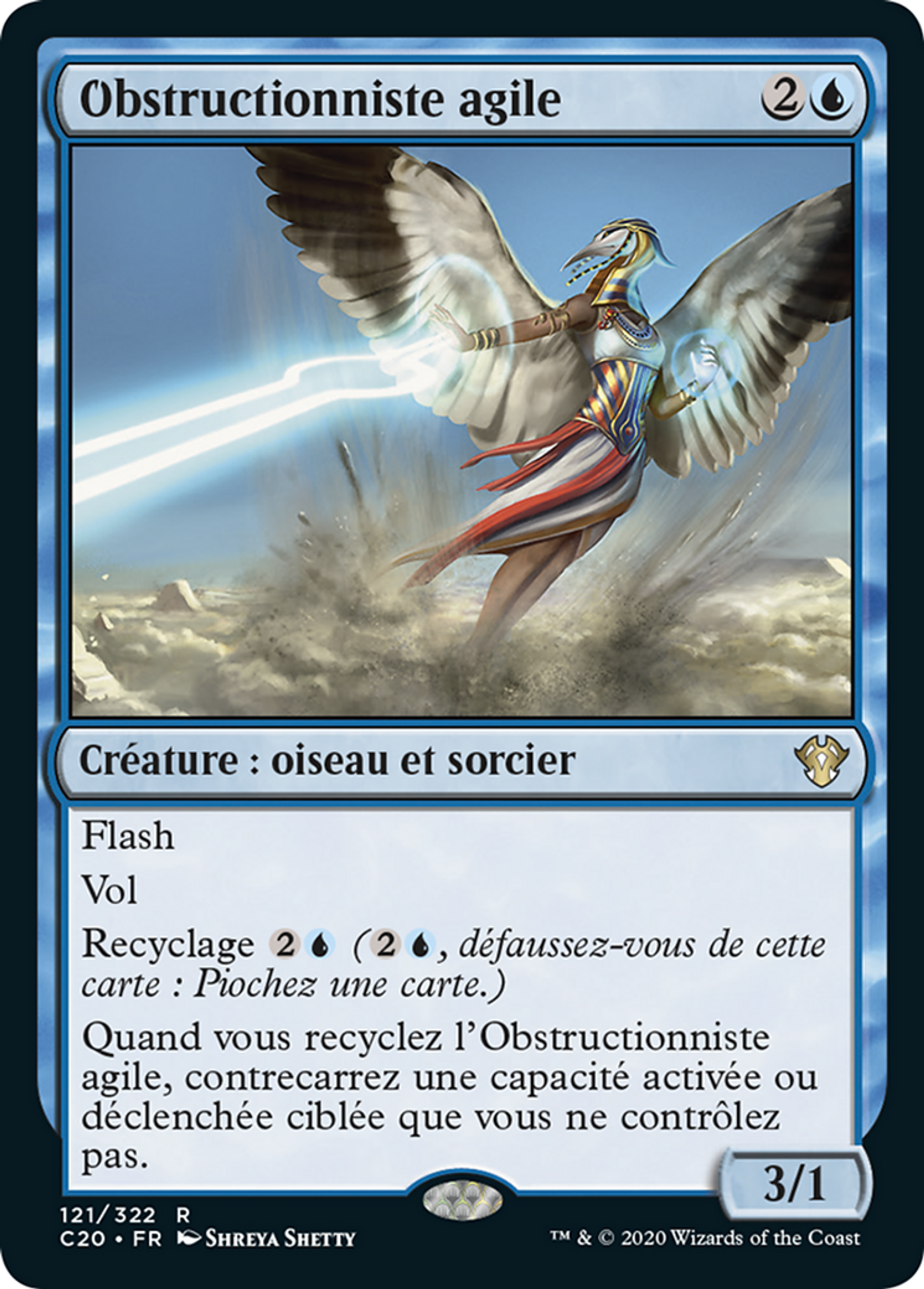 Obstructionniste agile — Commander 2020 — Magic: The Gathering