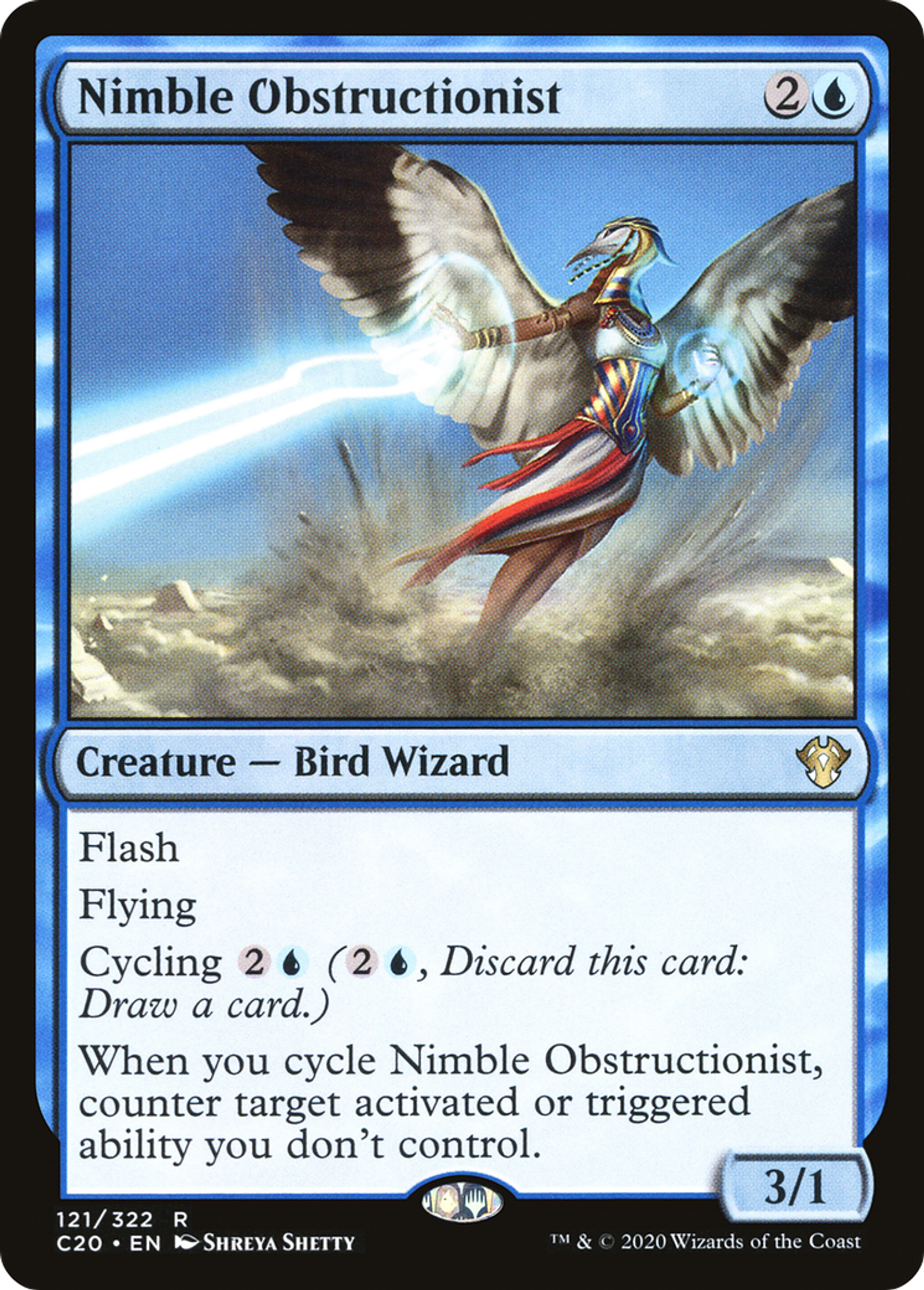 Nimble Obstructionist — Commander 2020 — Magic: The Gathering