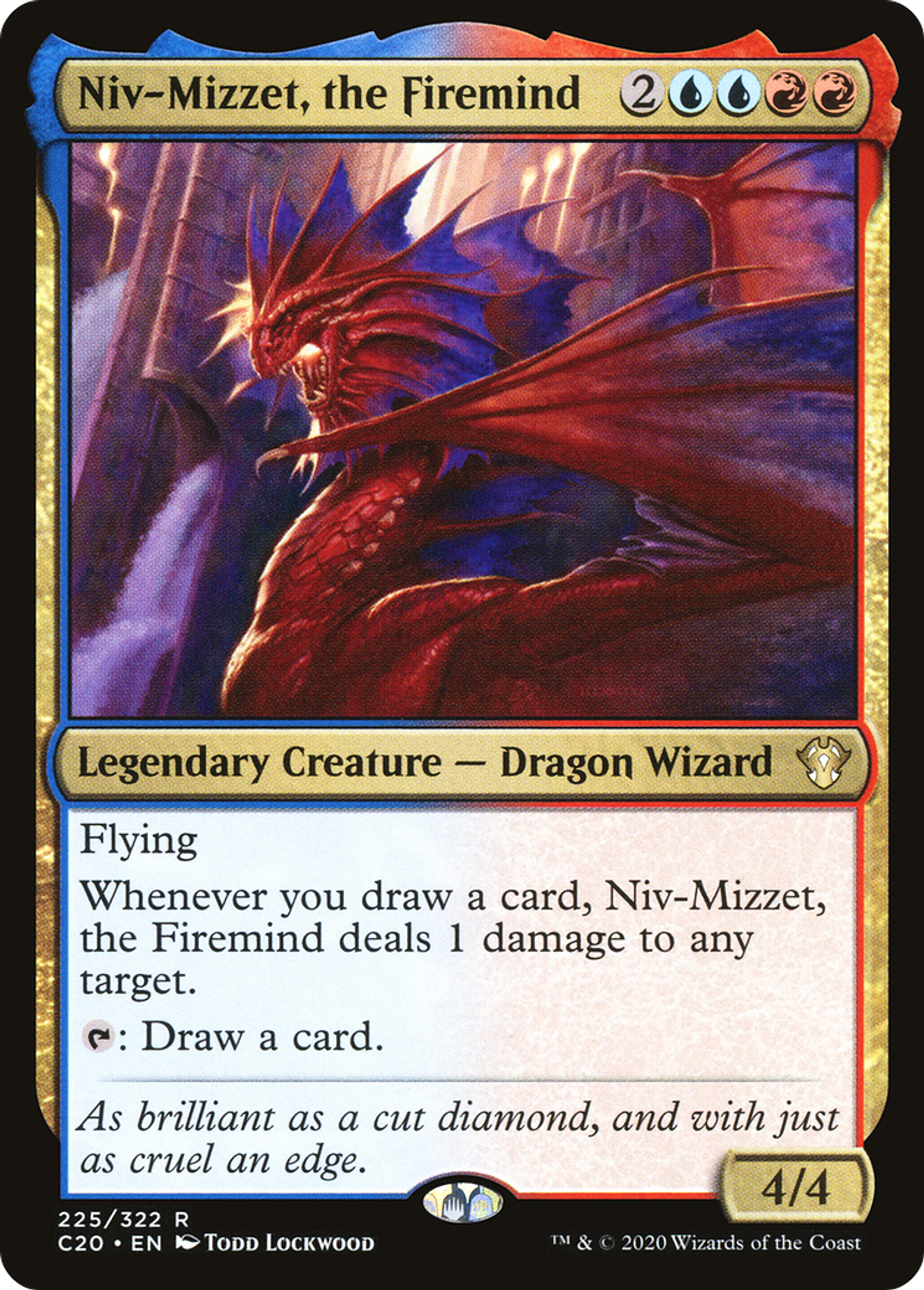 Niv-Mizzet, the Firemind — Commander 2020 — Magic: The Gathering