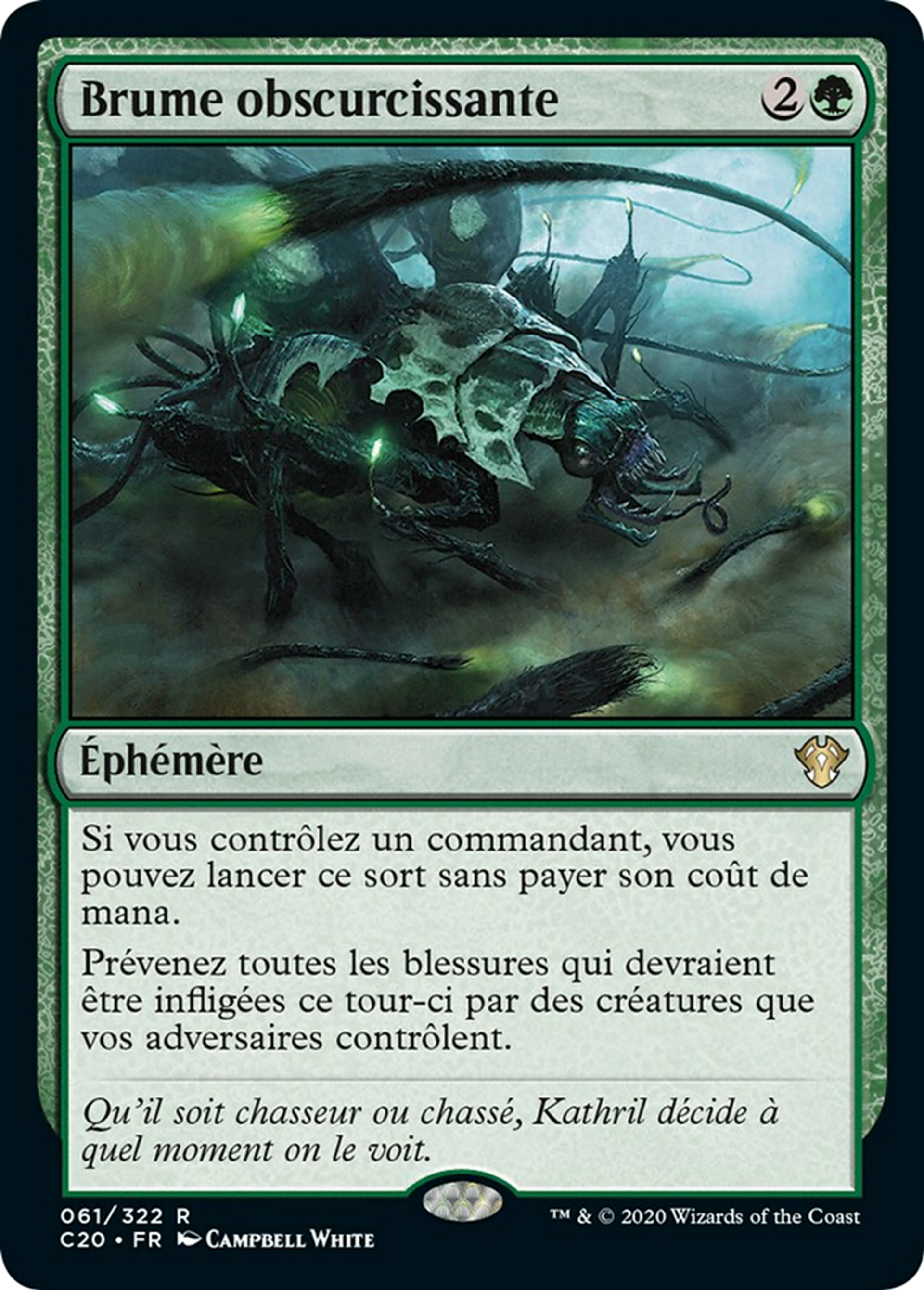 Brume obscurcissante — Commander 2020 — Magic: The Gathering