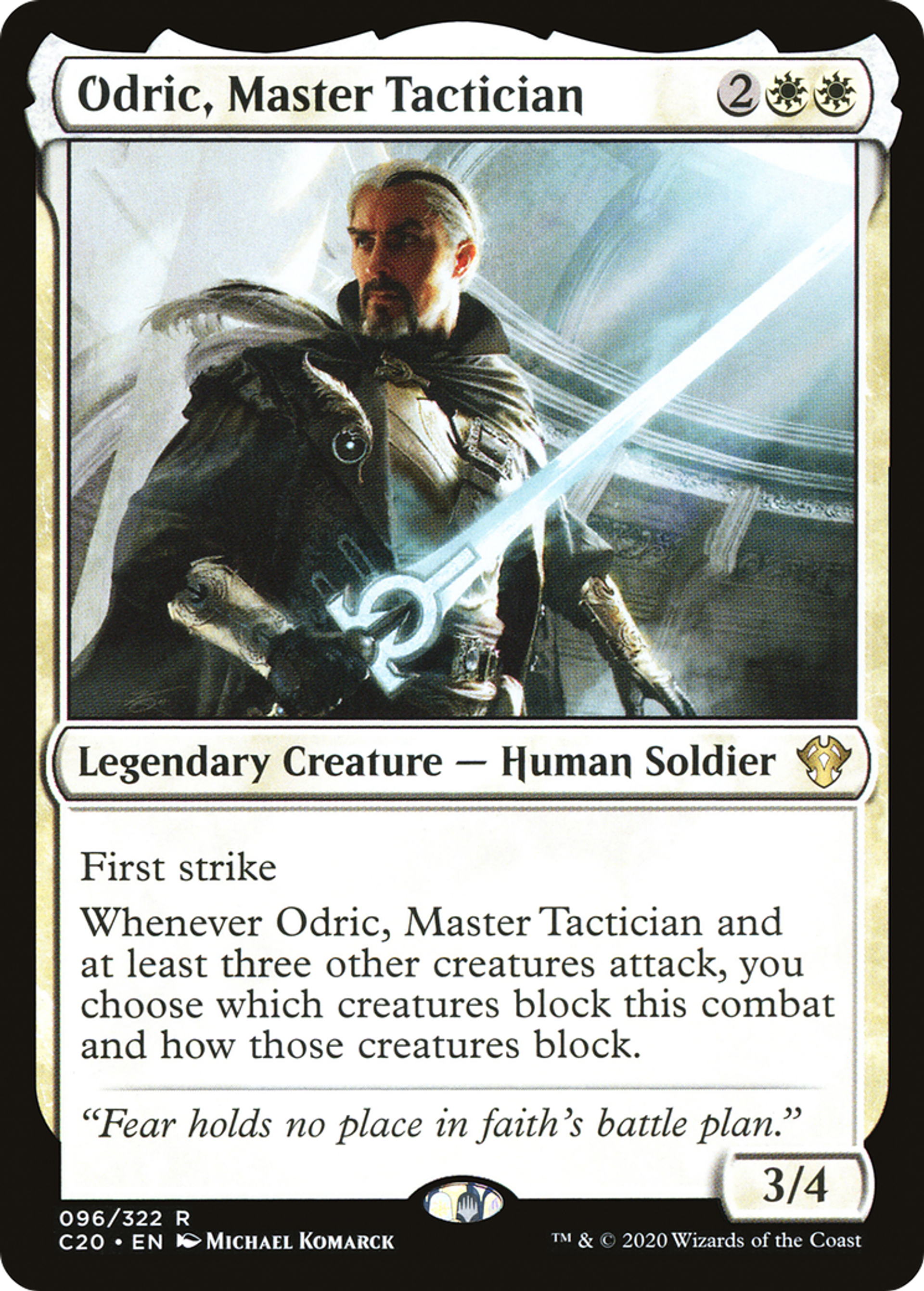 Odric, Master Tactician — Commander 2020 — Magic: The Gathering