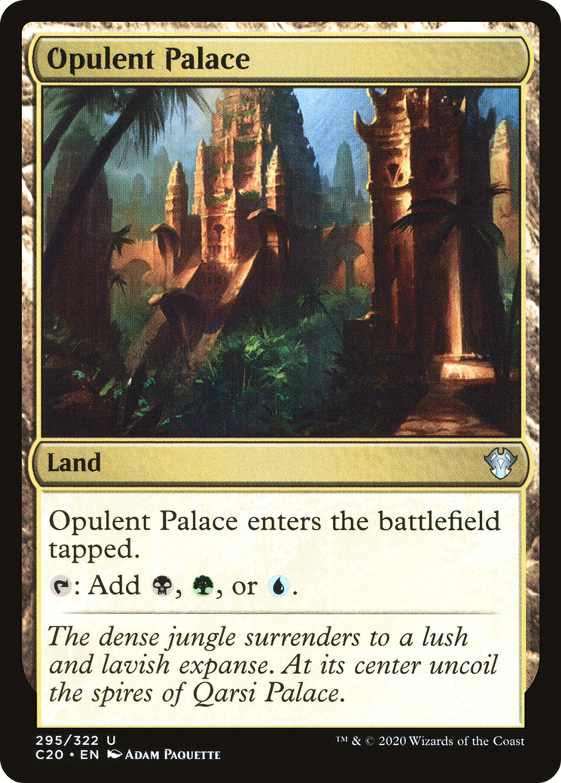 Opulent Palace — Commander 2020 — Magic: The Gathering